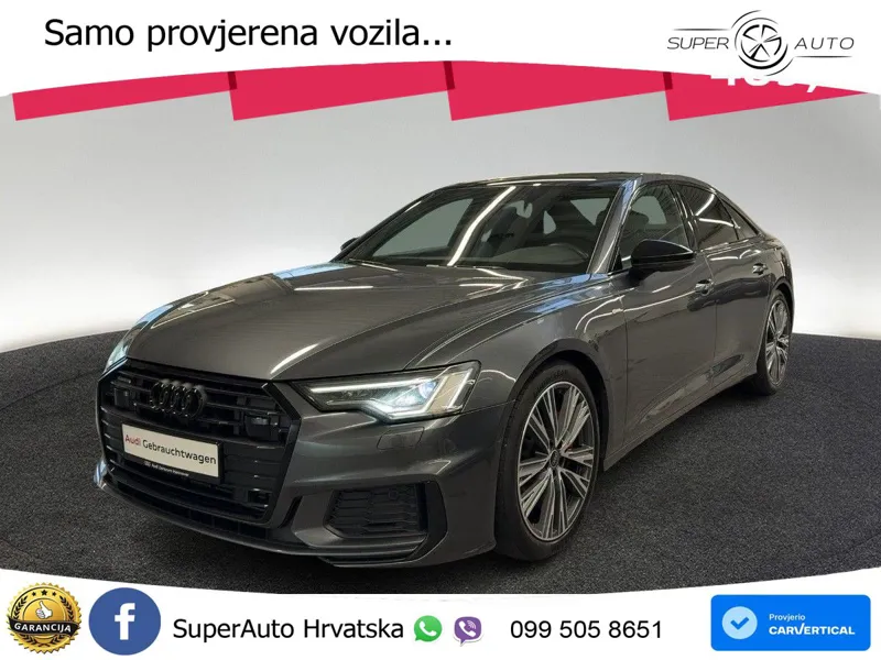 Audi A6 55 TFSIe (367 KS) quattro ultra S tronic S line MATRIX+GR SJED+KAM