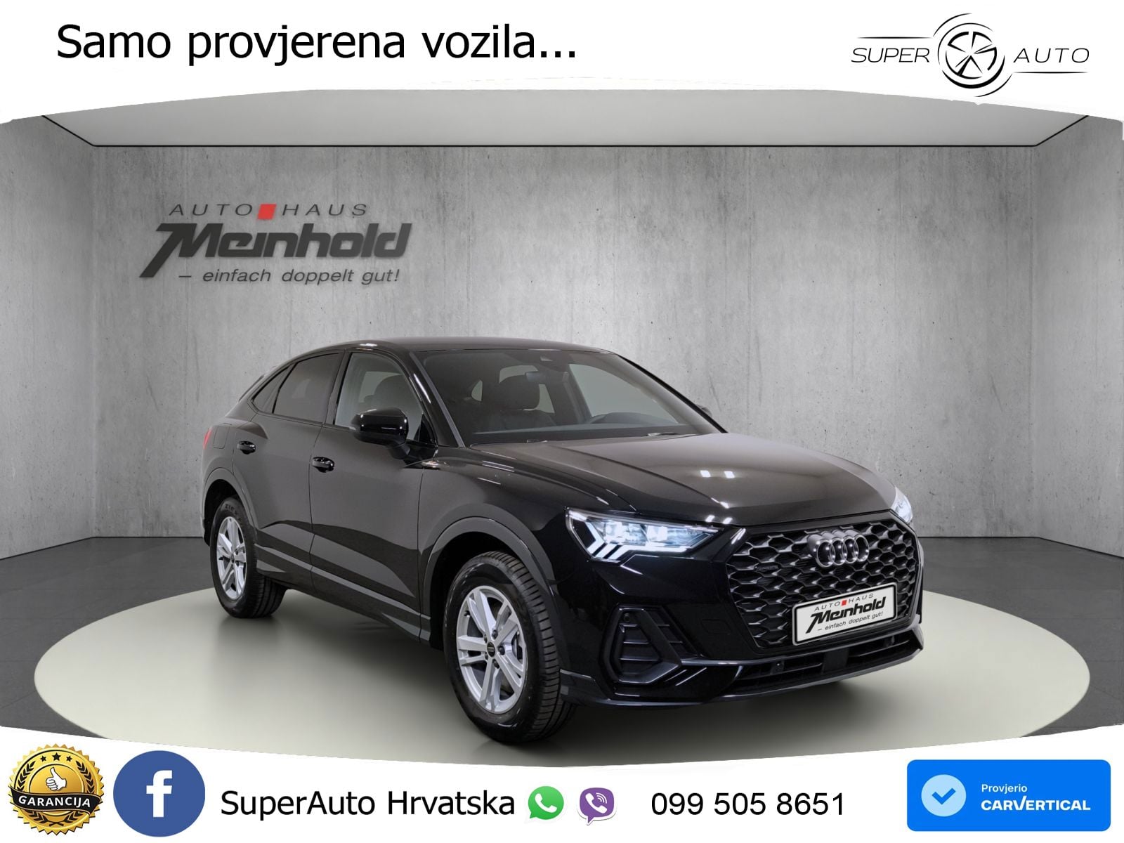 Audi Q3 Sportback 40 TDI (193 KS) quattro S tronic LED+GR SJED+ACC
