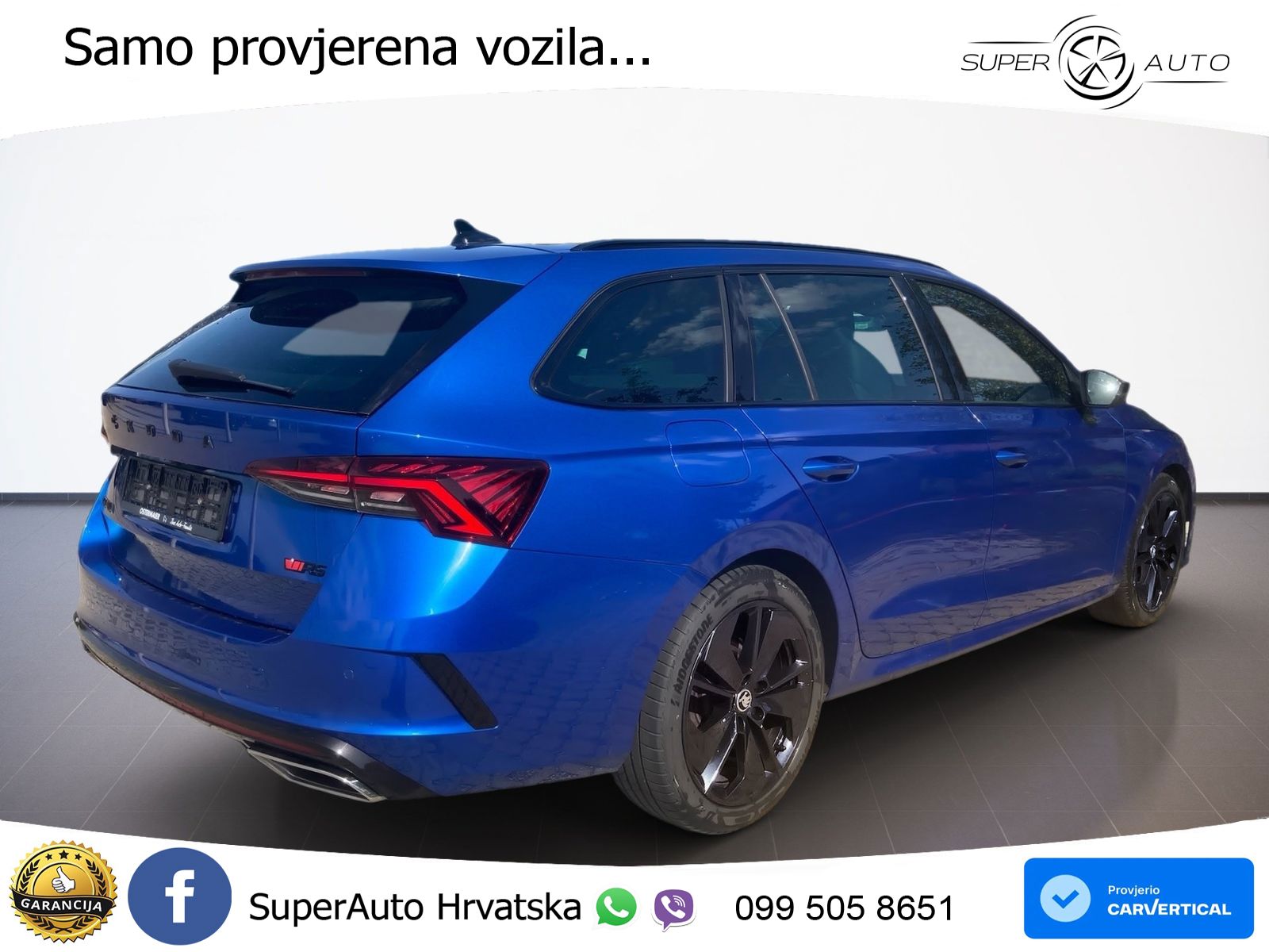 Škoda Octavia Combi RS 2.0 TDI (200 KS) DSG LED+GR SJED+ACC