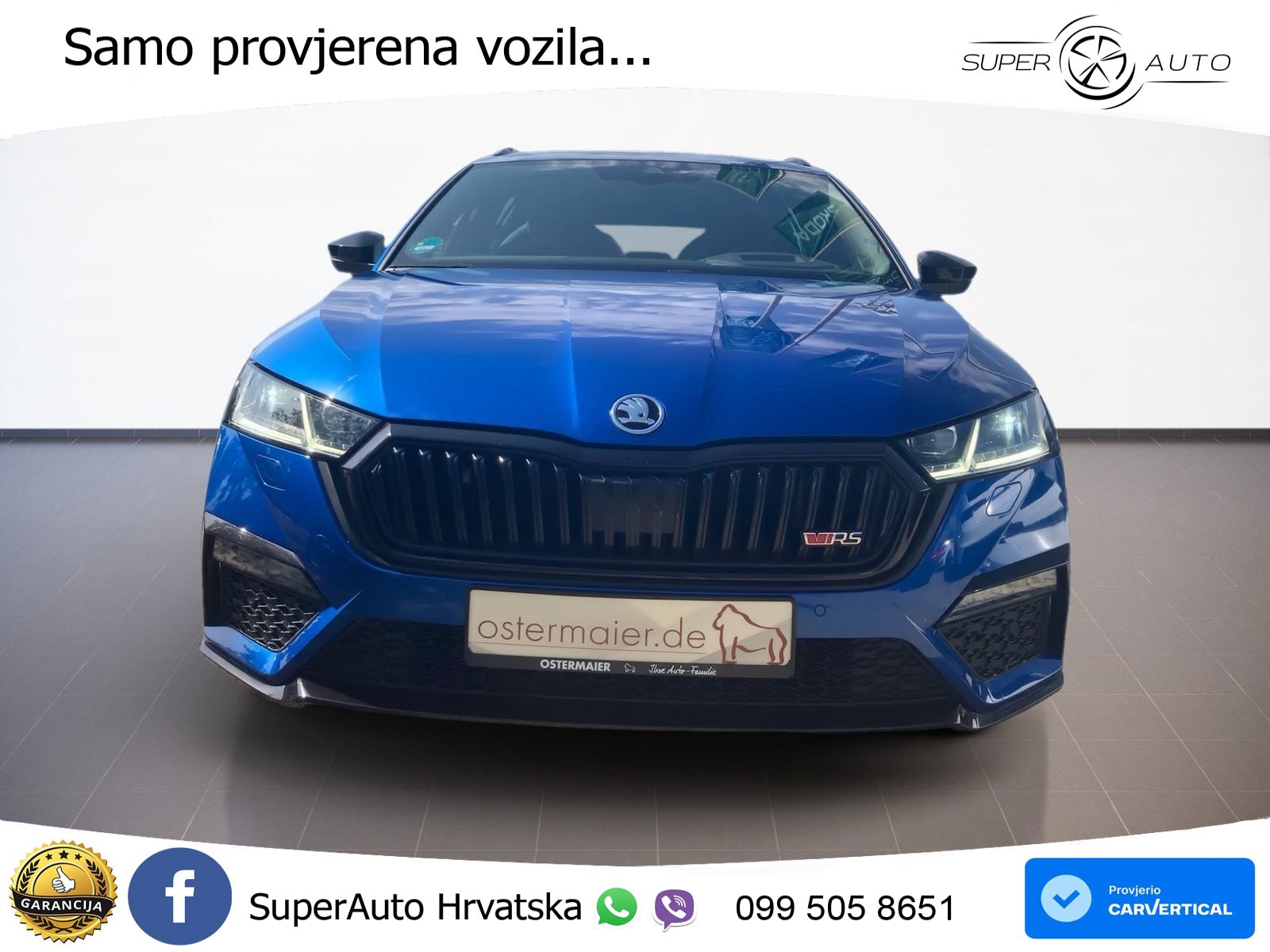 Škoda Octavia Combi RS 2.0 TDI (200 KS) DSG LED+GR SJED+ACC