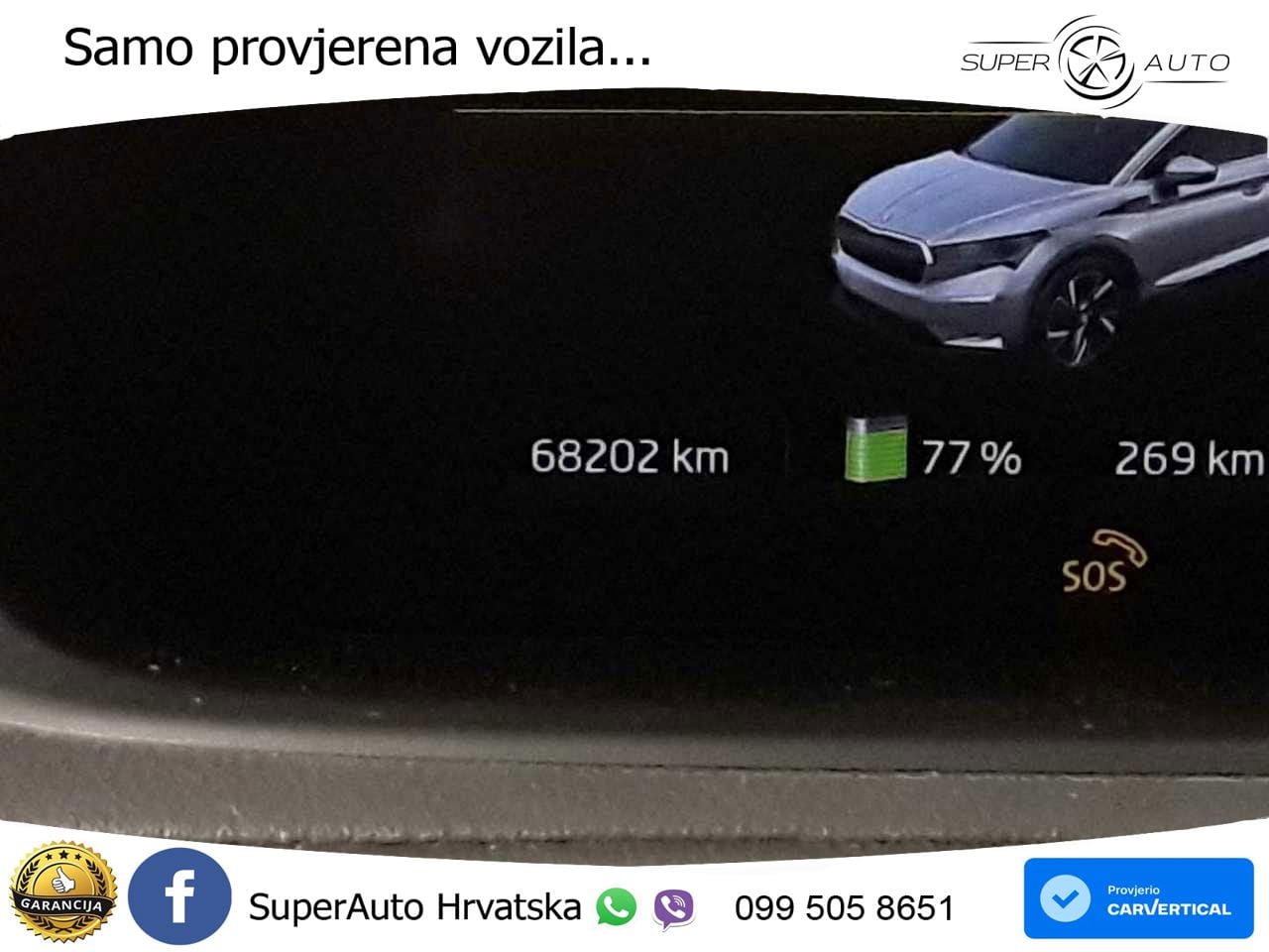 Škoda Enyaq iV 80 82 kWh (204 KS) LED+GR SJED+ACC