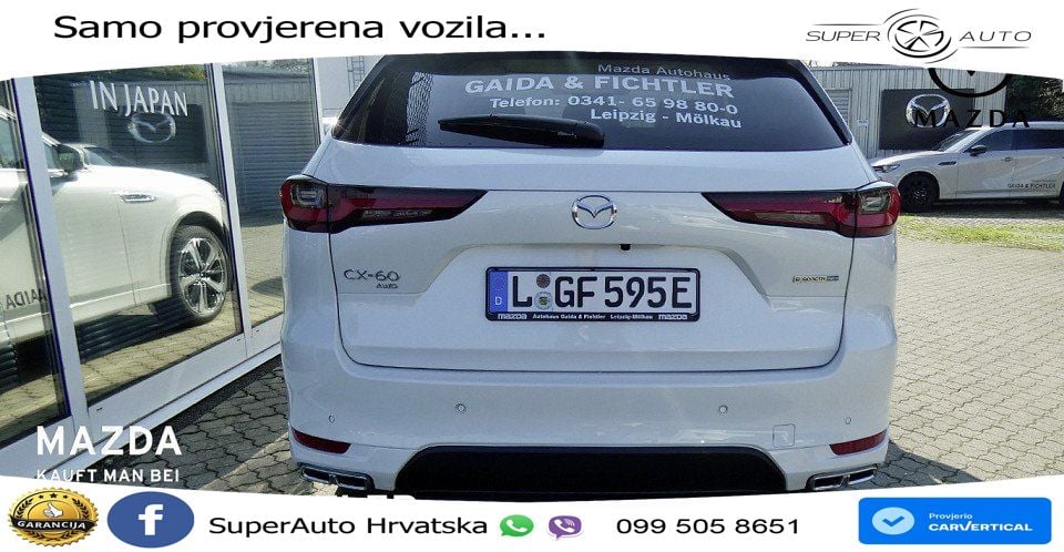 Mazda CX-60 2.5 e-Skyactiv (328 KS) AWD Automatic MATRIX+GR SJED+KAM