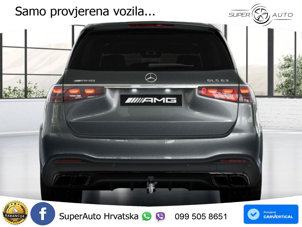 Mercedes-Benz GLS AMG GLS 63 V8 EQ Boost 4MATIC+ AMG SPEEDSHIFT TCT 9G LED+GR SJED+ACC