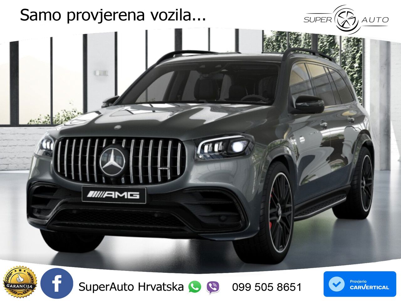 Mercedes-Benz GLS AMG GLS 63 V8 EQ Boost 4MATIC+ AMG SPEEDSHIFT TCT 9G LED+GR SJED+ACC