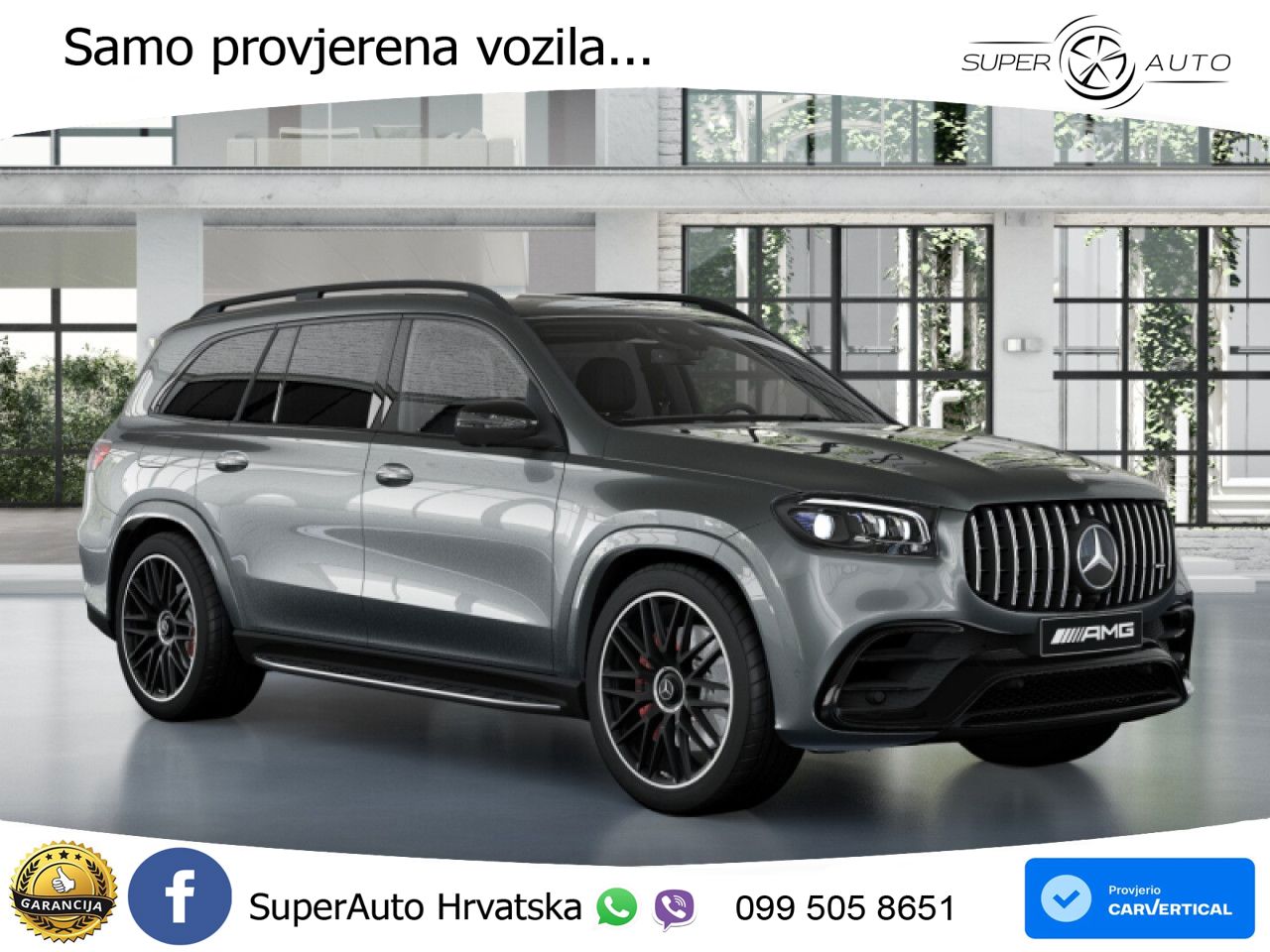 Mercedes-Benz GLS AMG GLS 63 V8 EQ Boost 4MATIC+ AMG SPEEDSHIFT TCT 9G LED+GR SJED+ACC