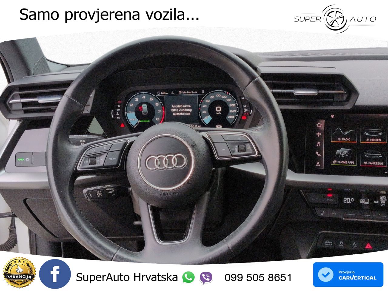 Audi A3 35 TFSI (150 KS) LED+GR SJED+ACC