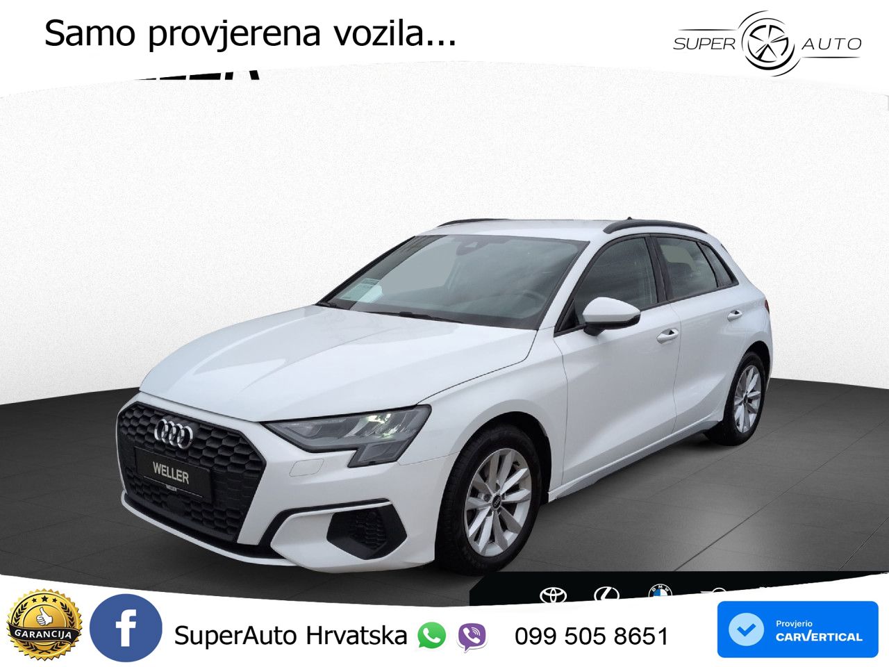 Audi A3 35 TFSI (150 KS) LED+GR SJED+ACC
