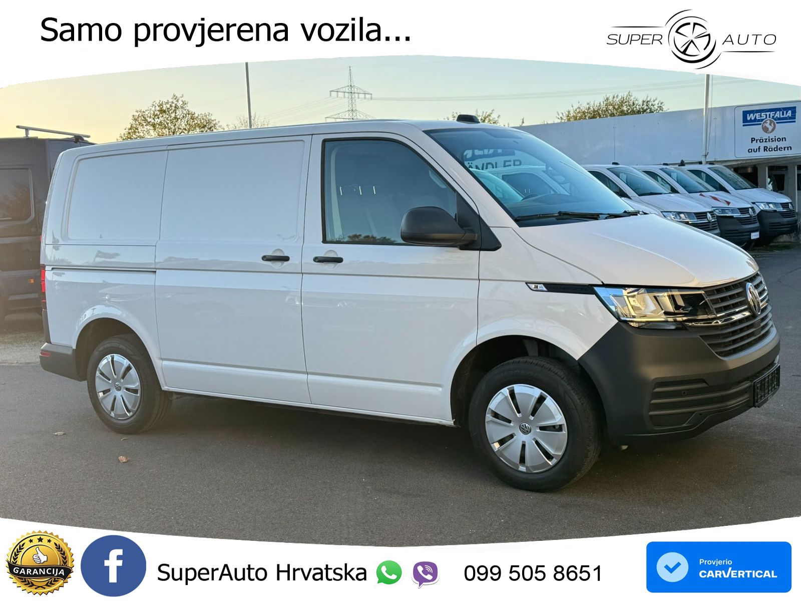 Volkswagen T6.1 Transporter -KOPIE- Kasten Klima*Tempomat*S 150 KS