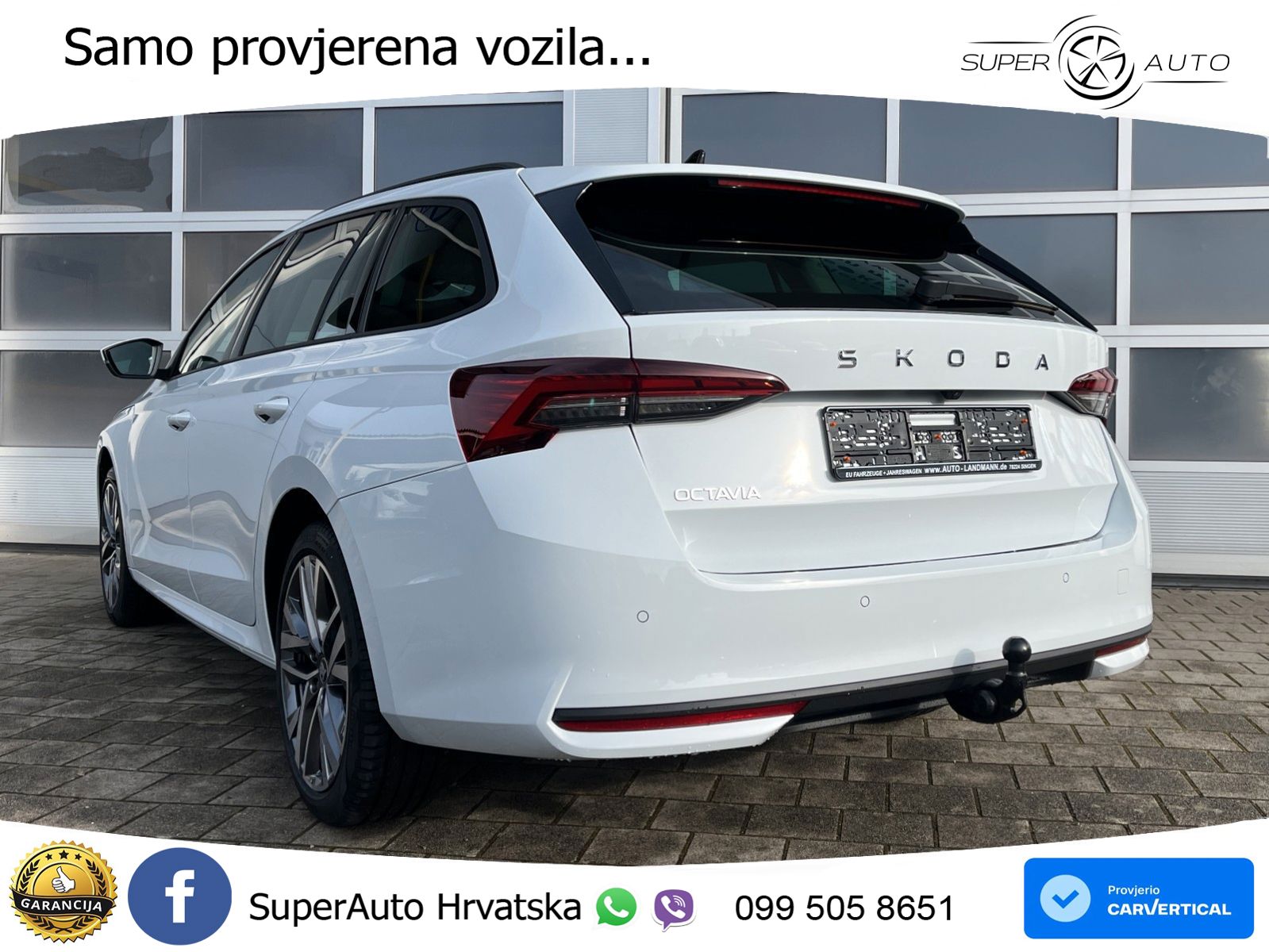 Škoda Octavia Combi 2.0 TDI (150 KS) DSG Selection MATRIX+GR SJED+KAM