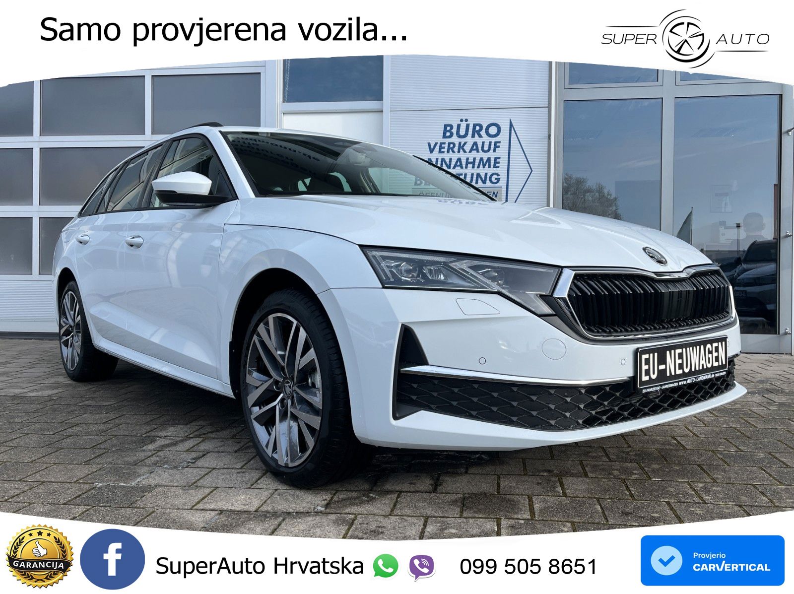 Škoda Octavia Combi 2.0 TDI (150 KS) DSG Selection MATRIX+GR SJED+KAM