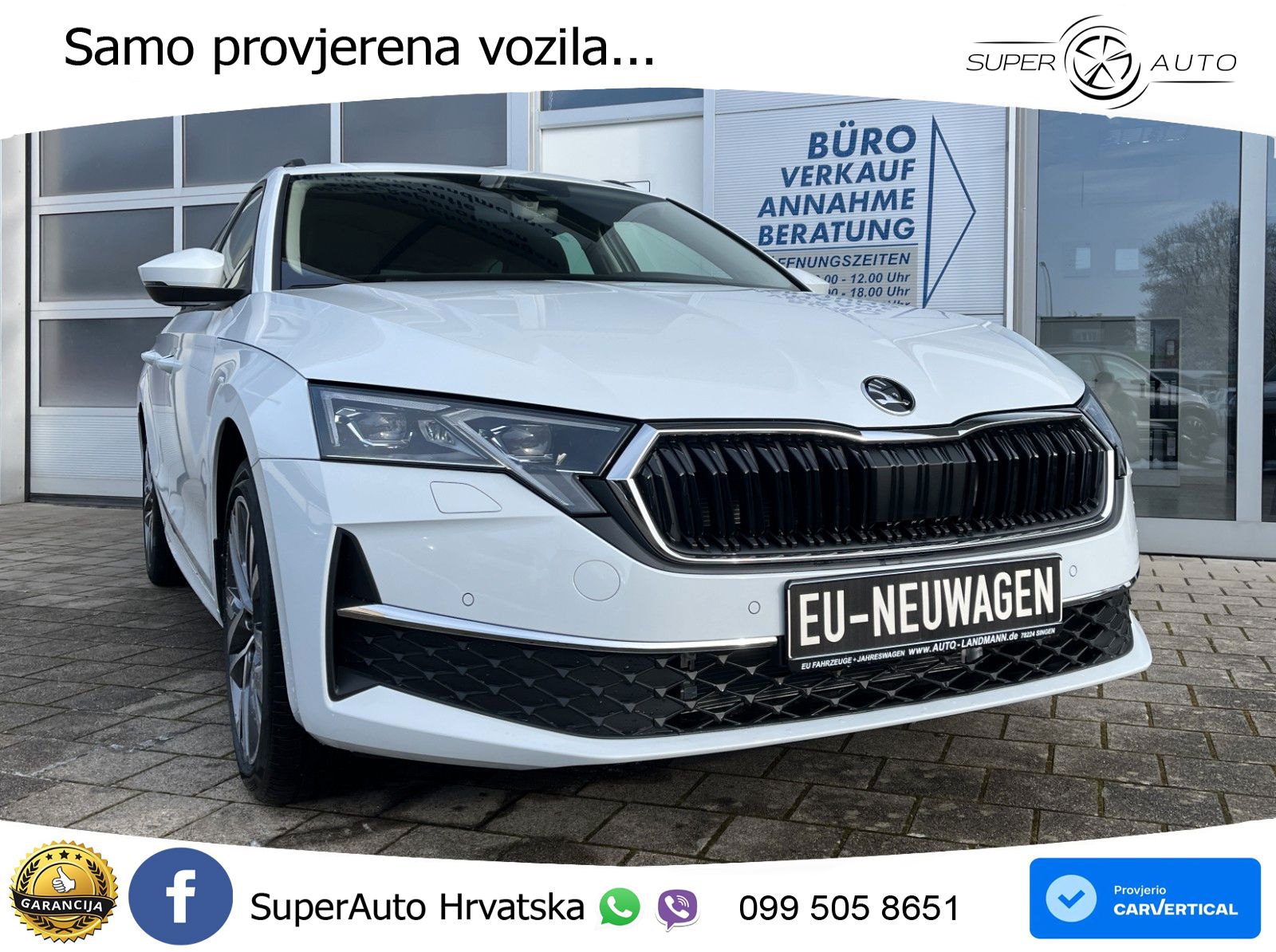 Škoda Octavia Combi 2.0 TDI (150 KS) DSG Selection MATRIX+GR SJED+KAM