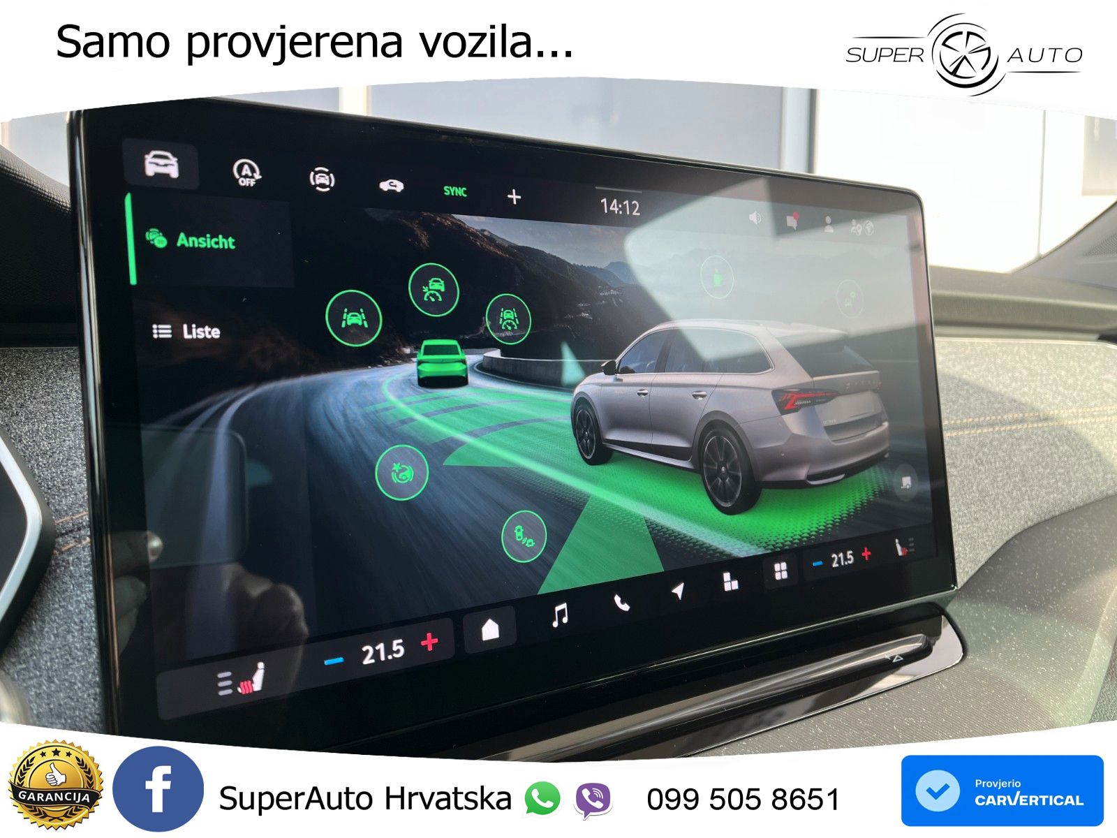 Škoda Octavia Combi 2.0 TDI (150 KS) DSG Selection MATRIX+GR SJED+KAM