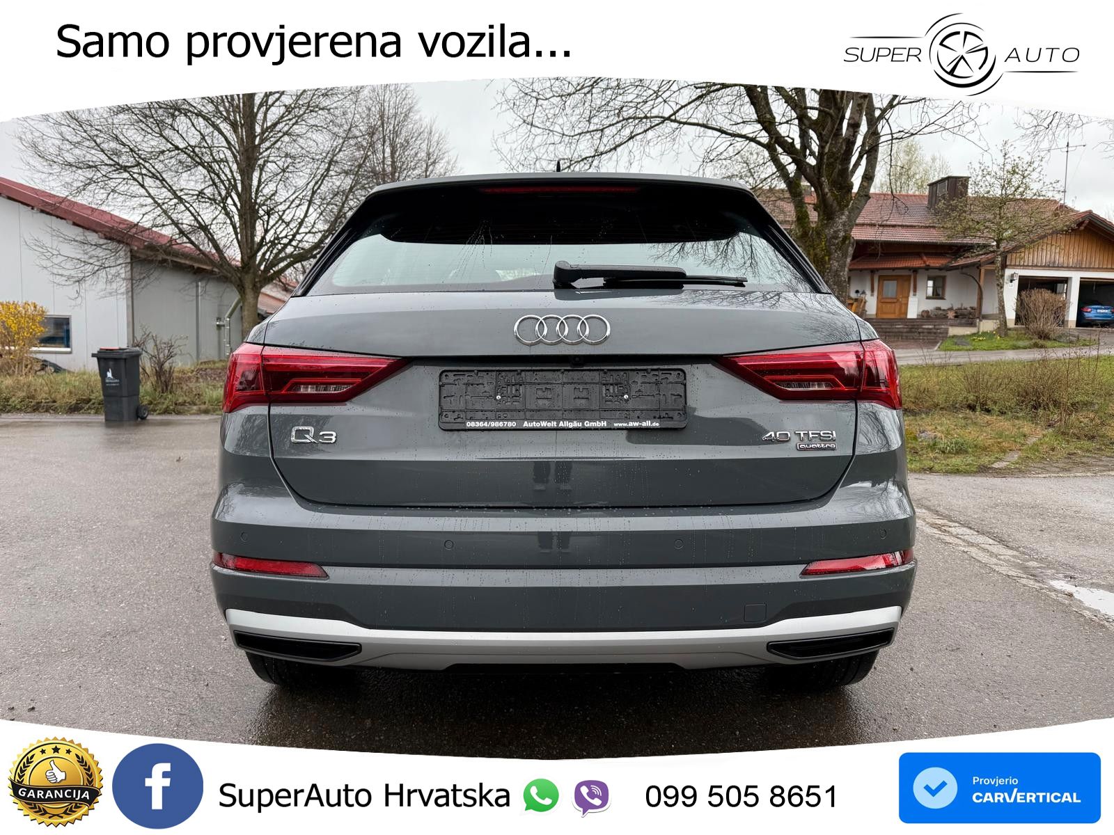 Audi Q3 40 TFSI (190 KS) quattro S tronic S line
