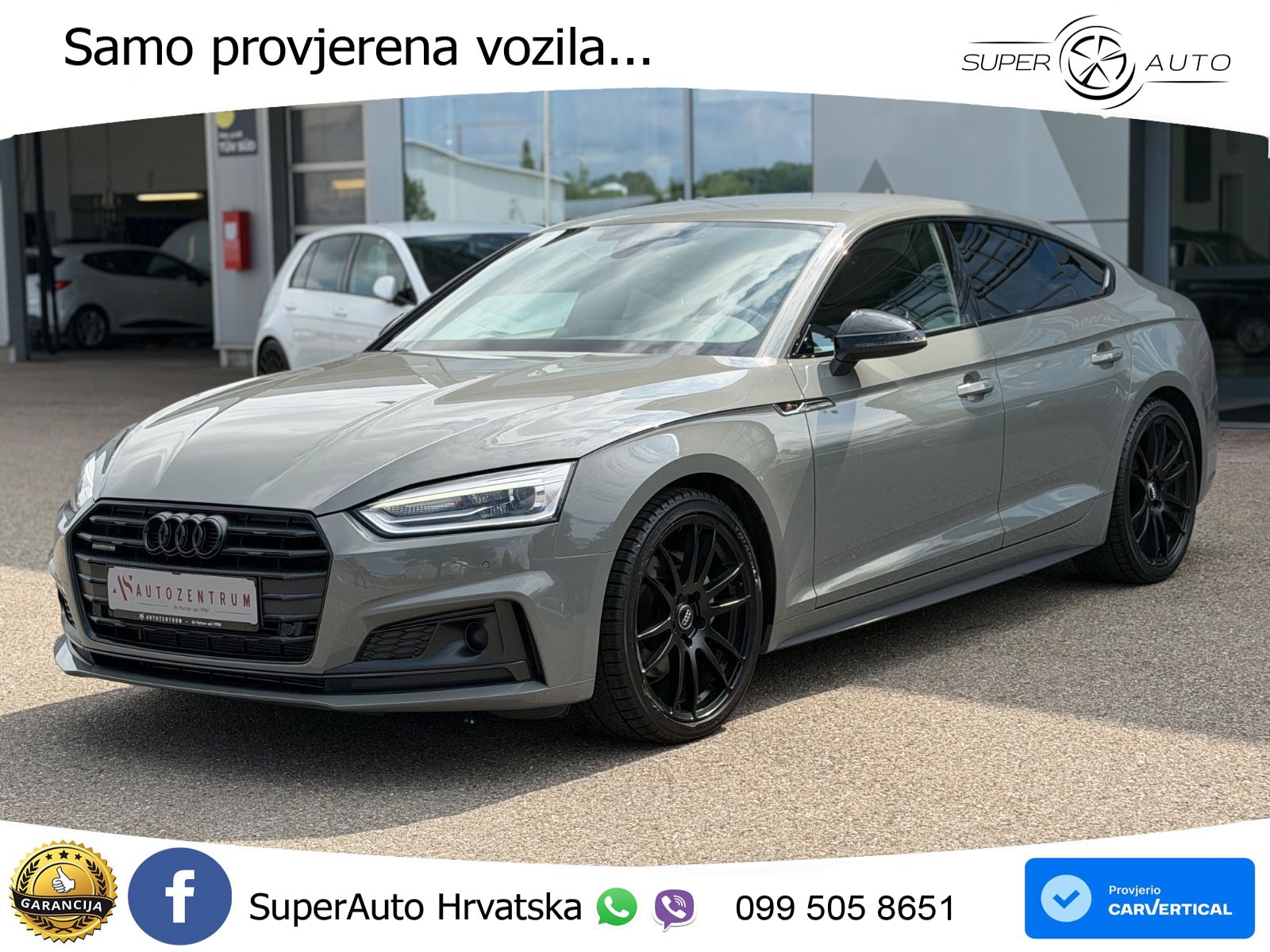 Audi A5 Sportback 40 TDI (190 KS) quattro ultra S tronic S line LED+GR SJED+ACC