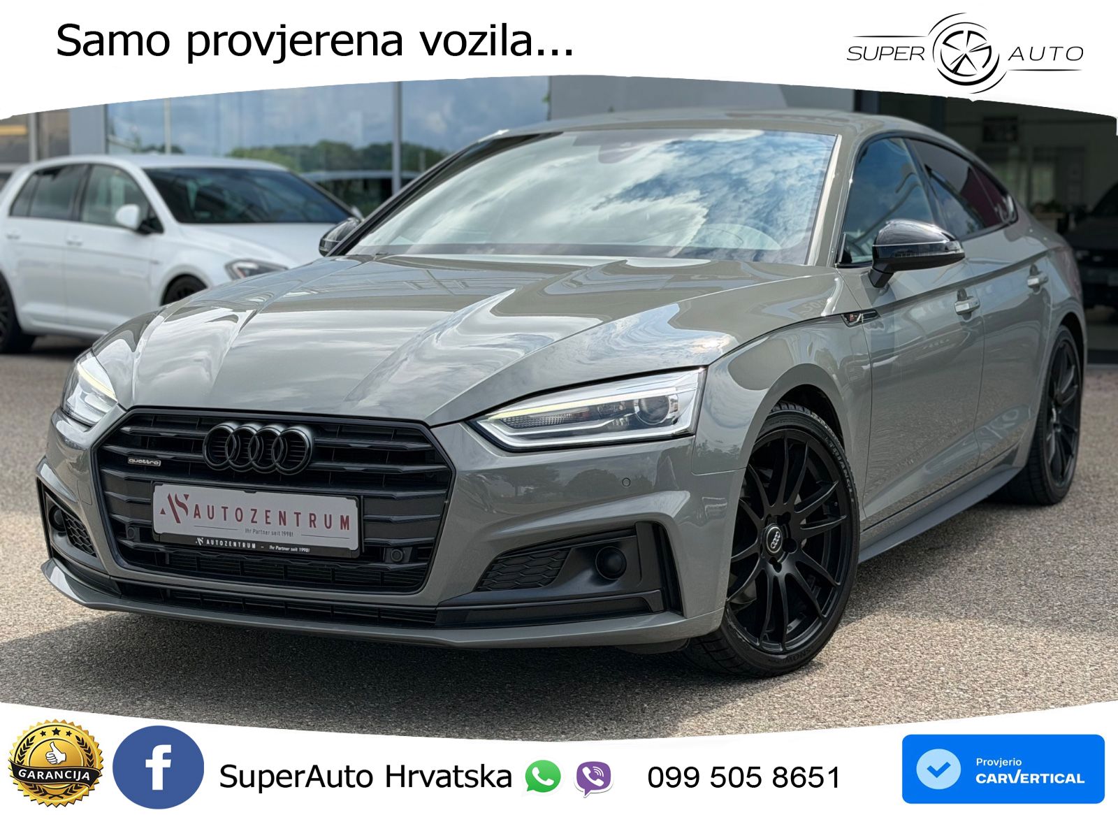 Audi A5 Sportback 40 TDI (190 KS) quattro ultra S tronic S line LED+GR SJED+ACC
