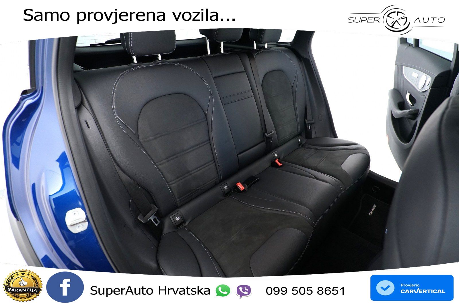 Mercedes AMG GLC 63 V8 (476 KS) 4MATIC+ MCT ZRAČNI+ACC+4xGR SJED+360
