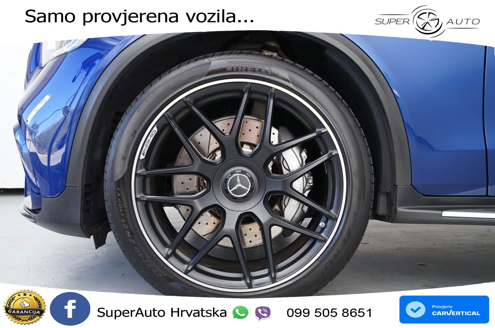 Mercedes AMG GLC 63 V8 (476 KS) 4MATIC+ MCT ZRAČNI+ACC+4xGR SJED+360