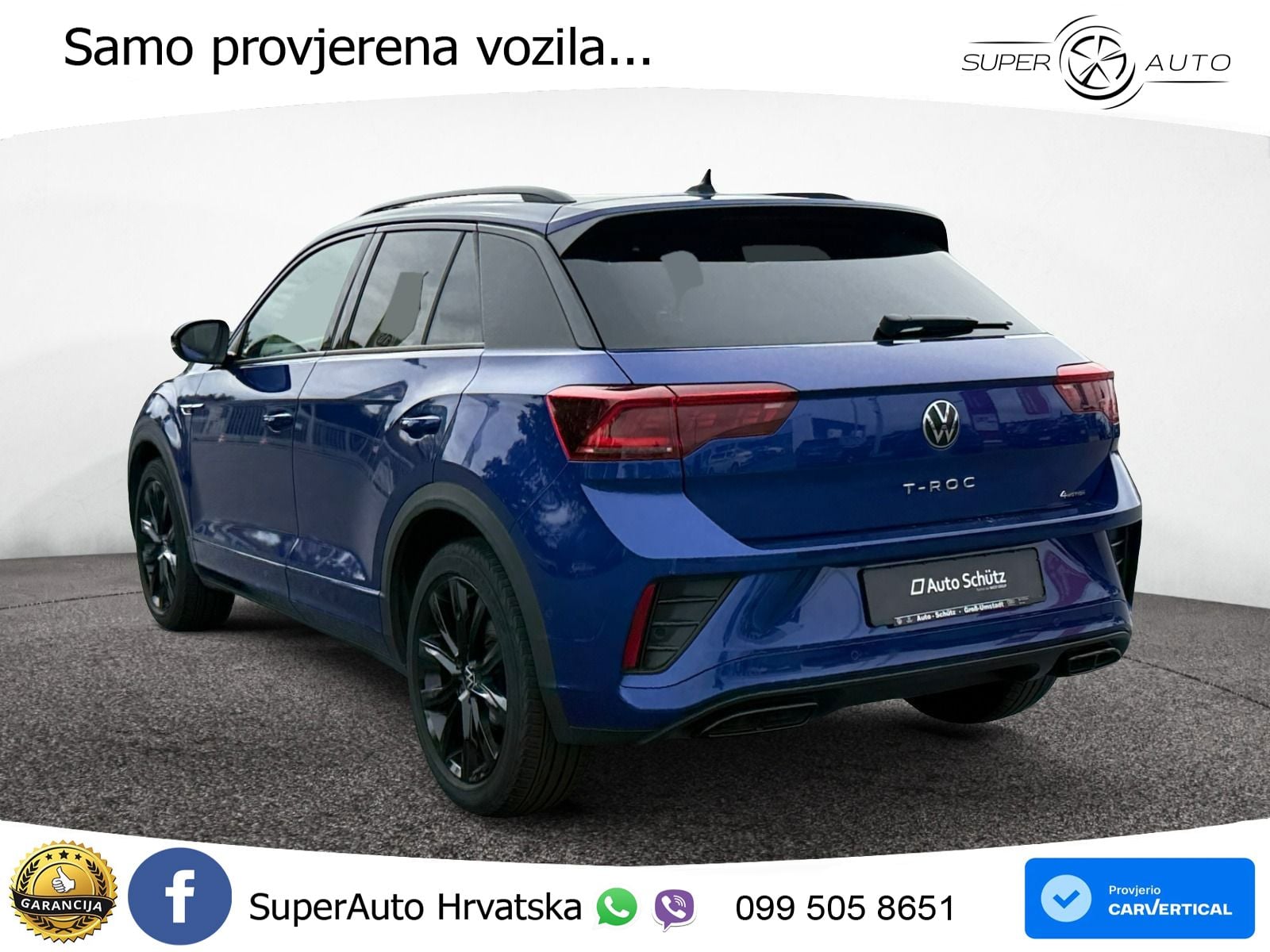 Volkswagen T-Roc 2.0 TSI (190 KS) 4M DSG R-Line LED+GR SJED+ACC