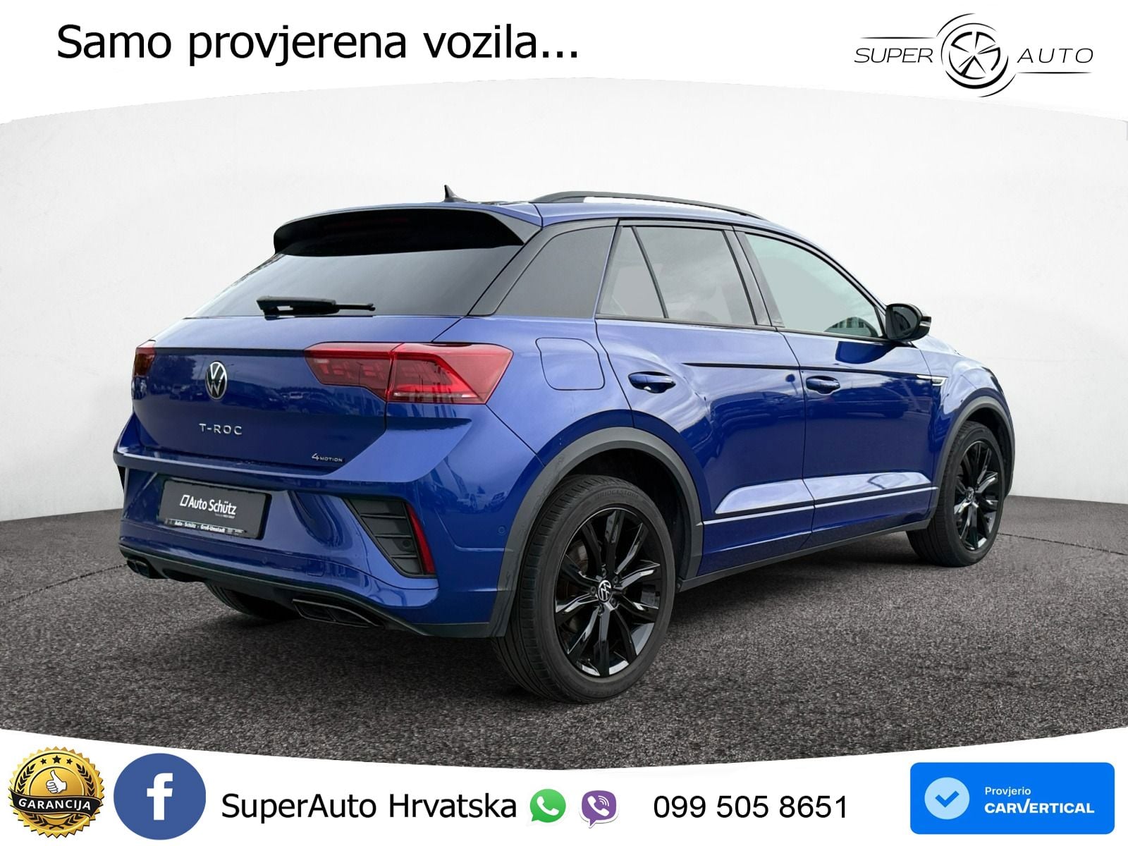 Volkswagen T-Roc 2.0 TSI (190 KS) 4M DSG R-Line LED+GR SJED+ACC