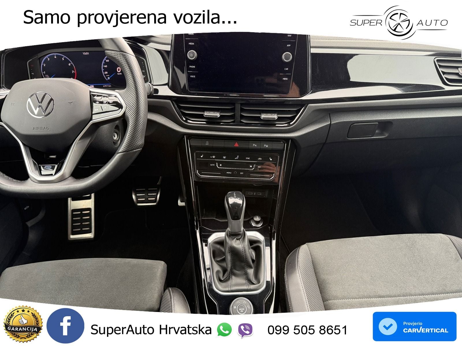 Volkswagen T-Roc 2.0 TSI (190 KS) 4M DSG R-Line LED+GR SJED+ACC