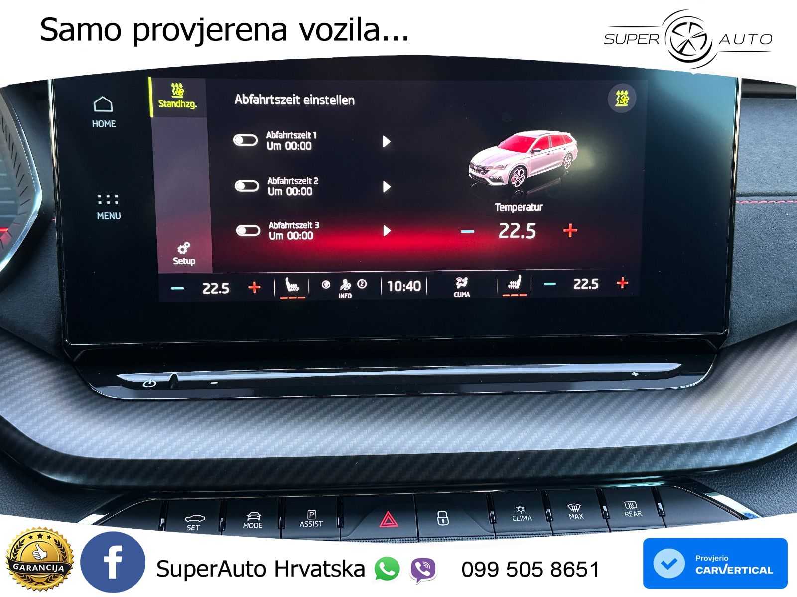 Škoda Octavia Combi RS 2.0 TSI (245 KS) DSG LED+GR SJED+ACC
