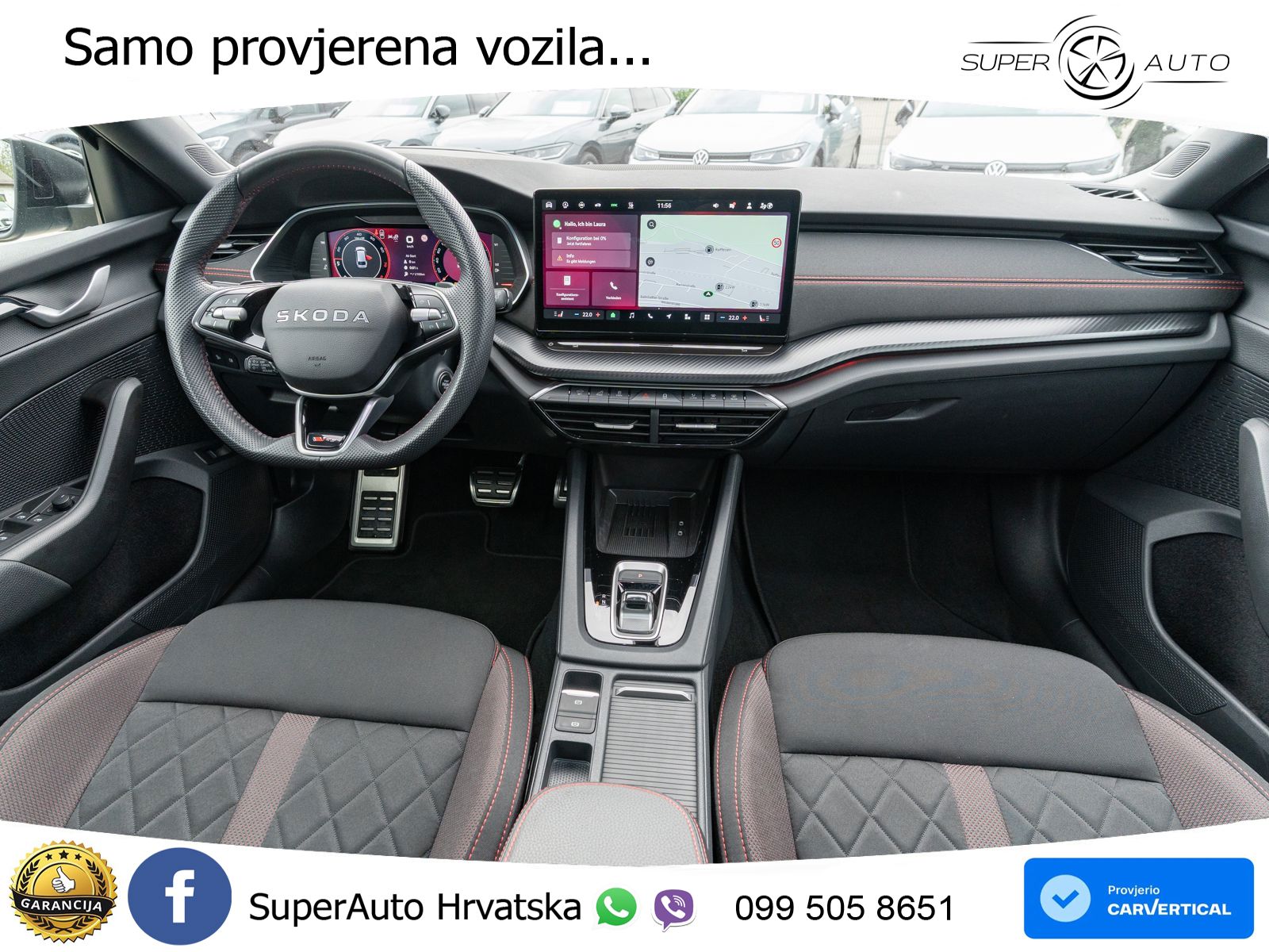 Škoda Octavia Combi RS 2.0 TSI (265 KS) DSG LED+GR SJED+ACC