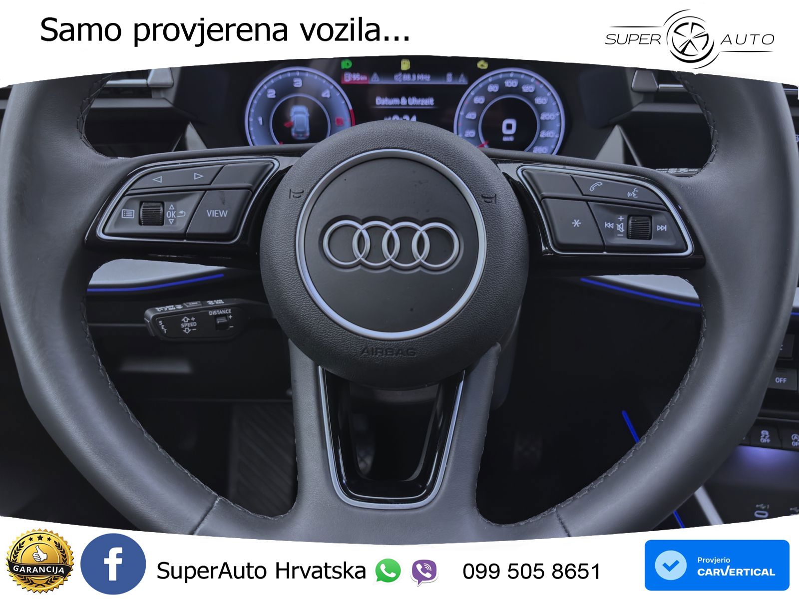 Audi A3 30 TDI (116 KS) LED+GR SJED+ACC