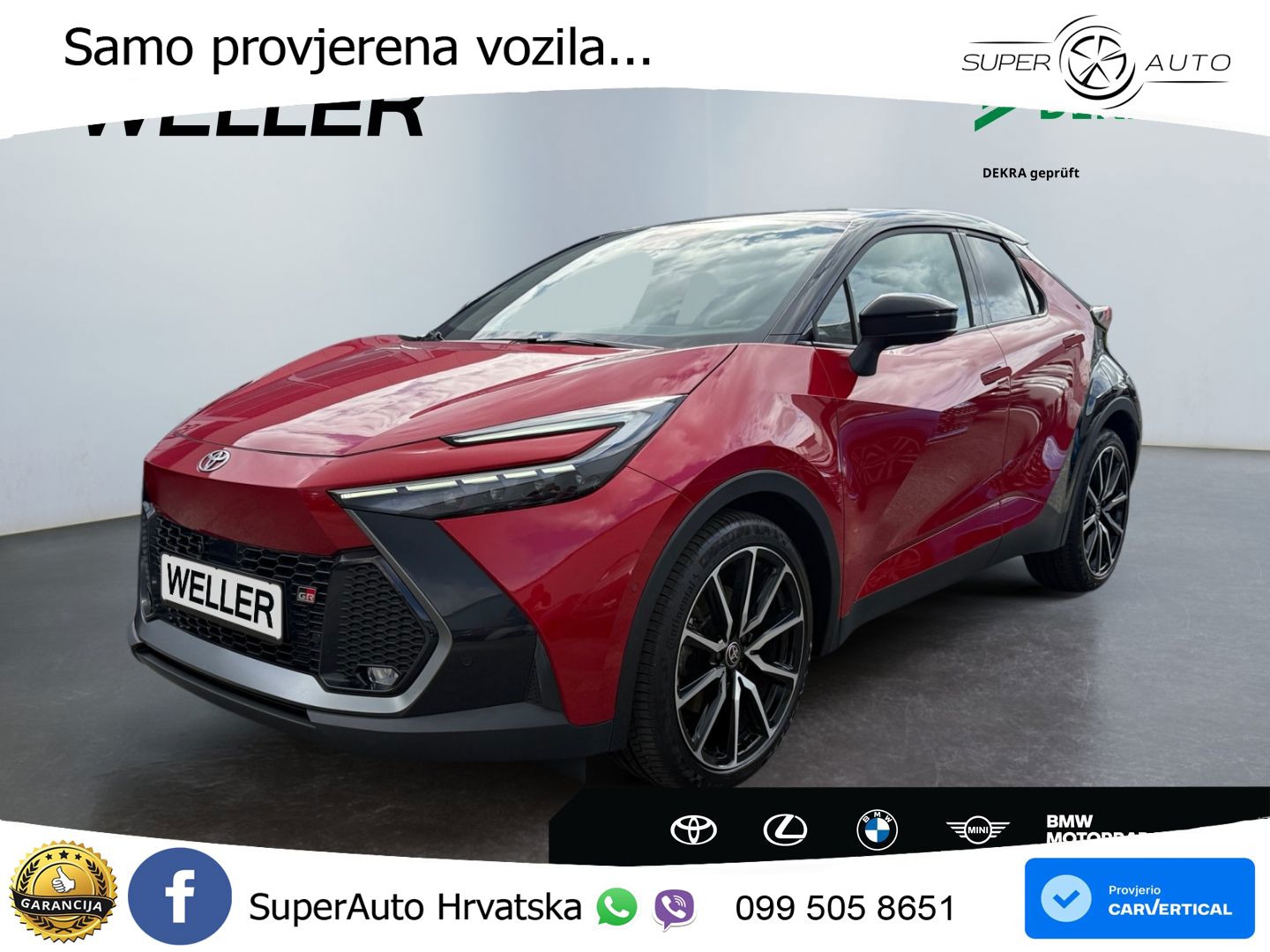 Toyota C-HR 2.0 (223 KS) PHEV e-CVT GR Sport LED+GR SJED+ACC