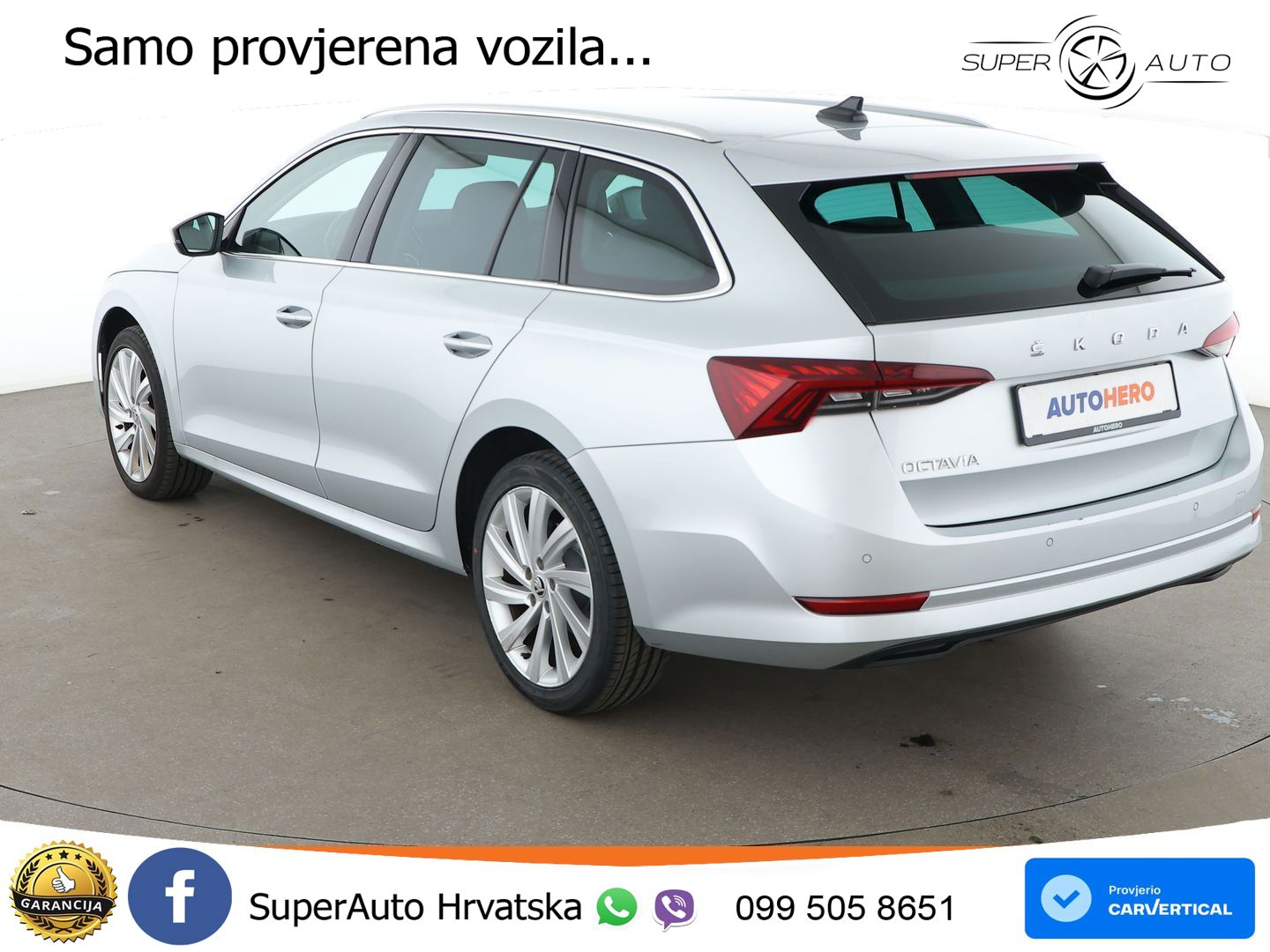 Škoda Octavia Combi 2.0 TDI (150 KS) DSG LED+GR SJED+ACC
