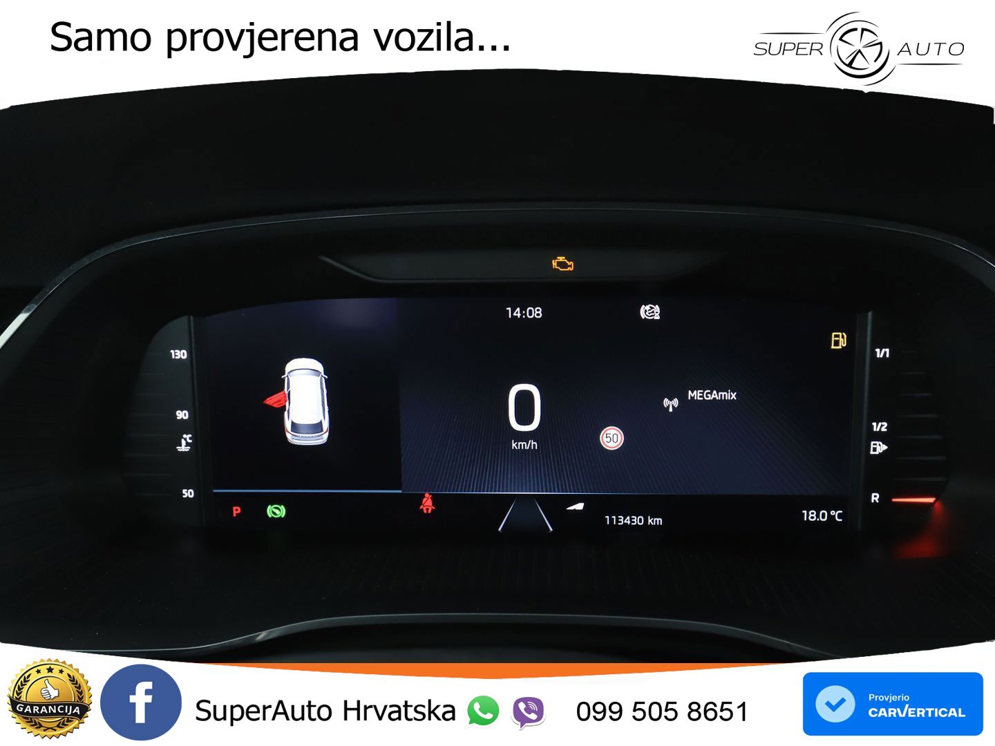 Škoda Octavia Combi 2.0 TDI (150 KS) DSG LED+GR SJED+ACC