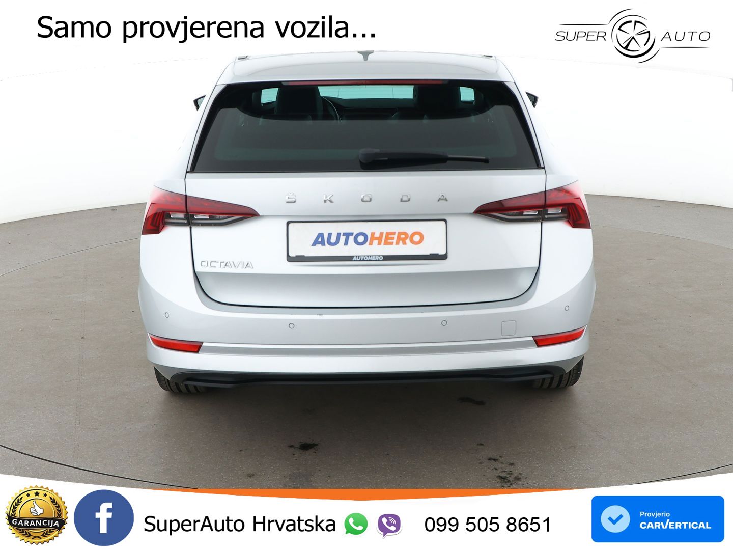 Škoda Octavia Combi 2.0 TDI (150 KS) DSG LED+GR SJED+ACC