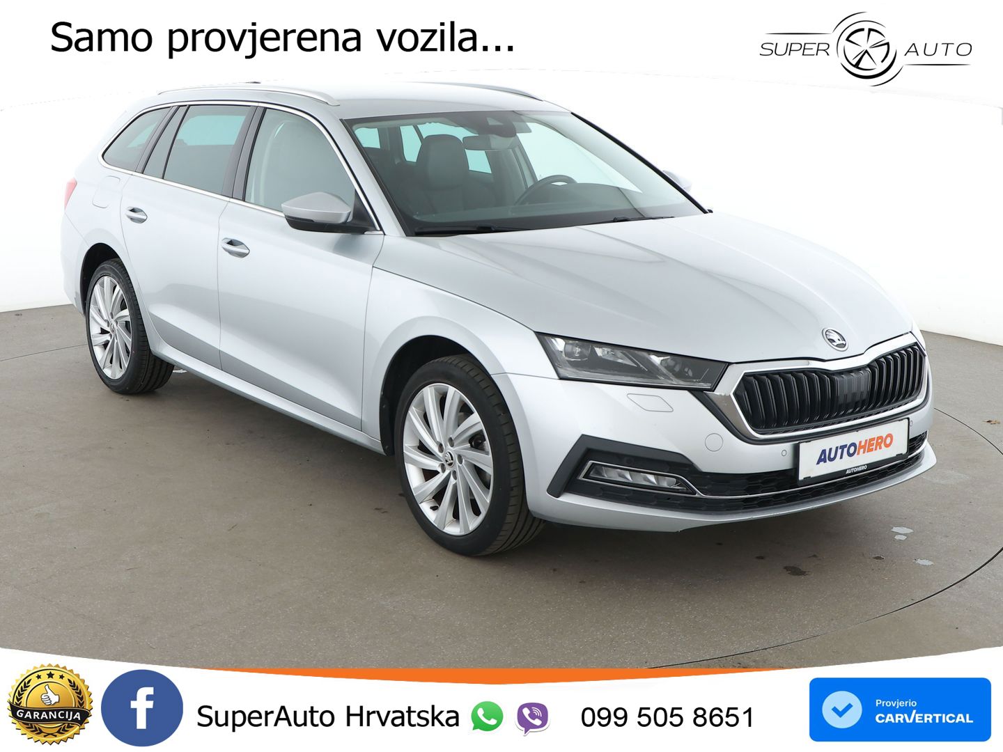 Škoda Octavia Combi 2.0 TDI (150 KS) DSG LED+GR SJED+ACC