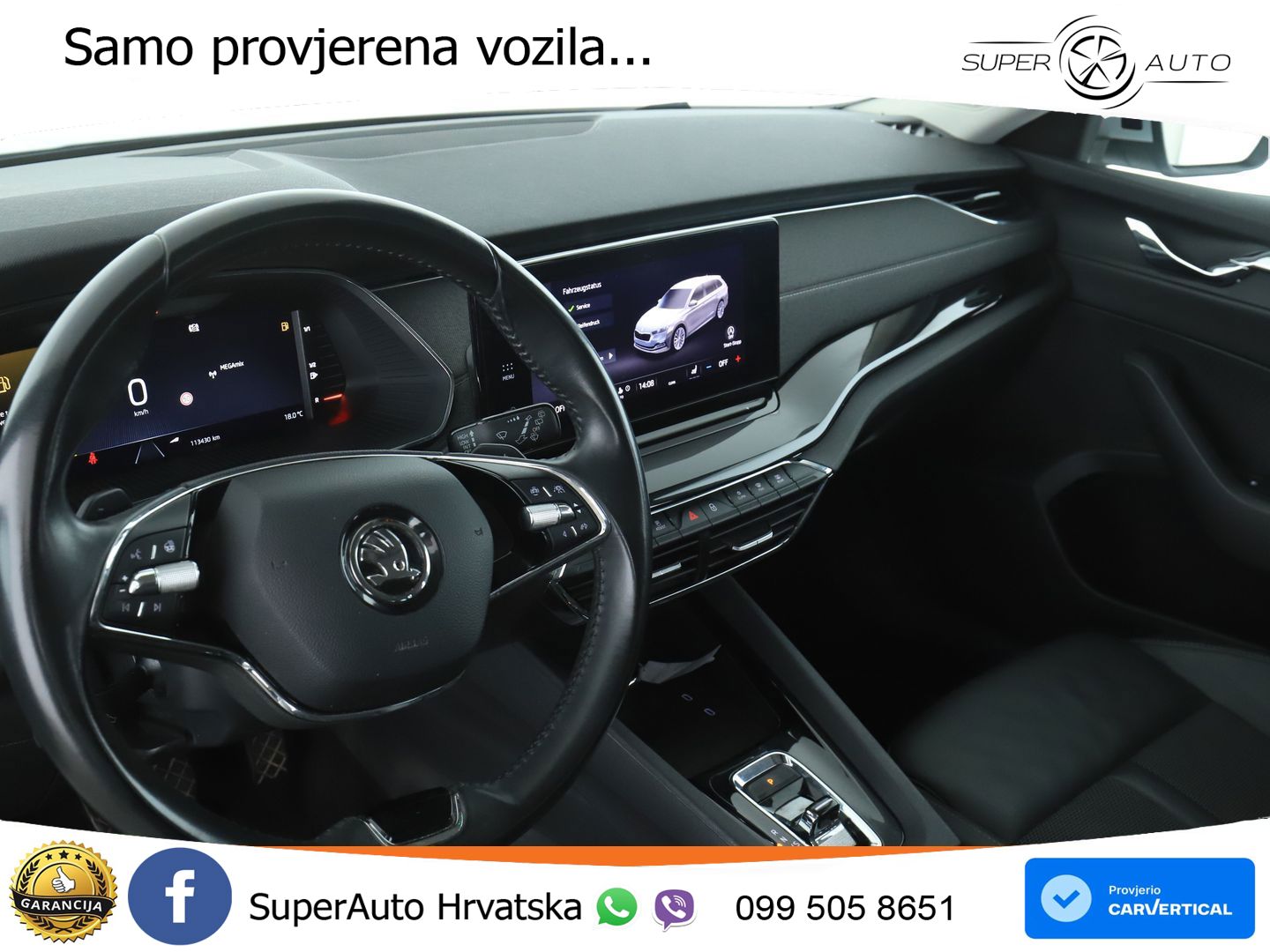 Škoda Octavia Combi 2.0 TDI (150 KS) DSG LED+GR SJED+ACC