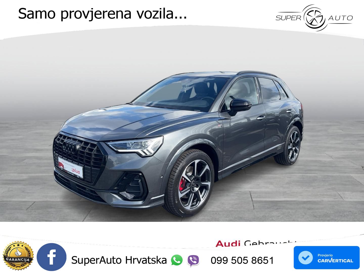 Audi Q3 40 TDI (200 KS) quattro S tronic S line LED+GR SJED+ACC