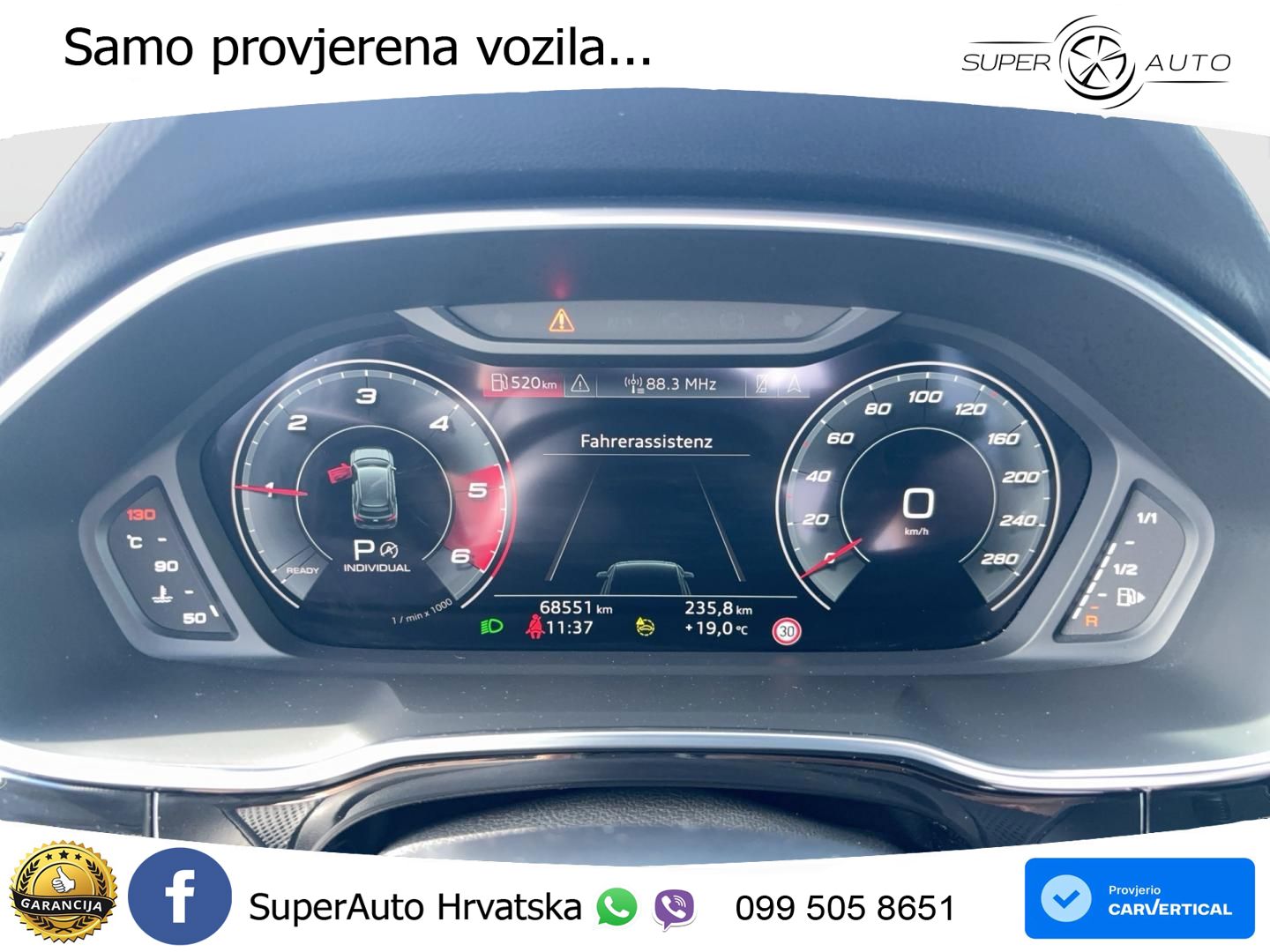 Audi Q3 40 TDI (200 KS) quattro S tronic S line LED+GR SJED+ACC