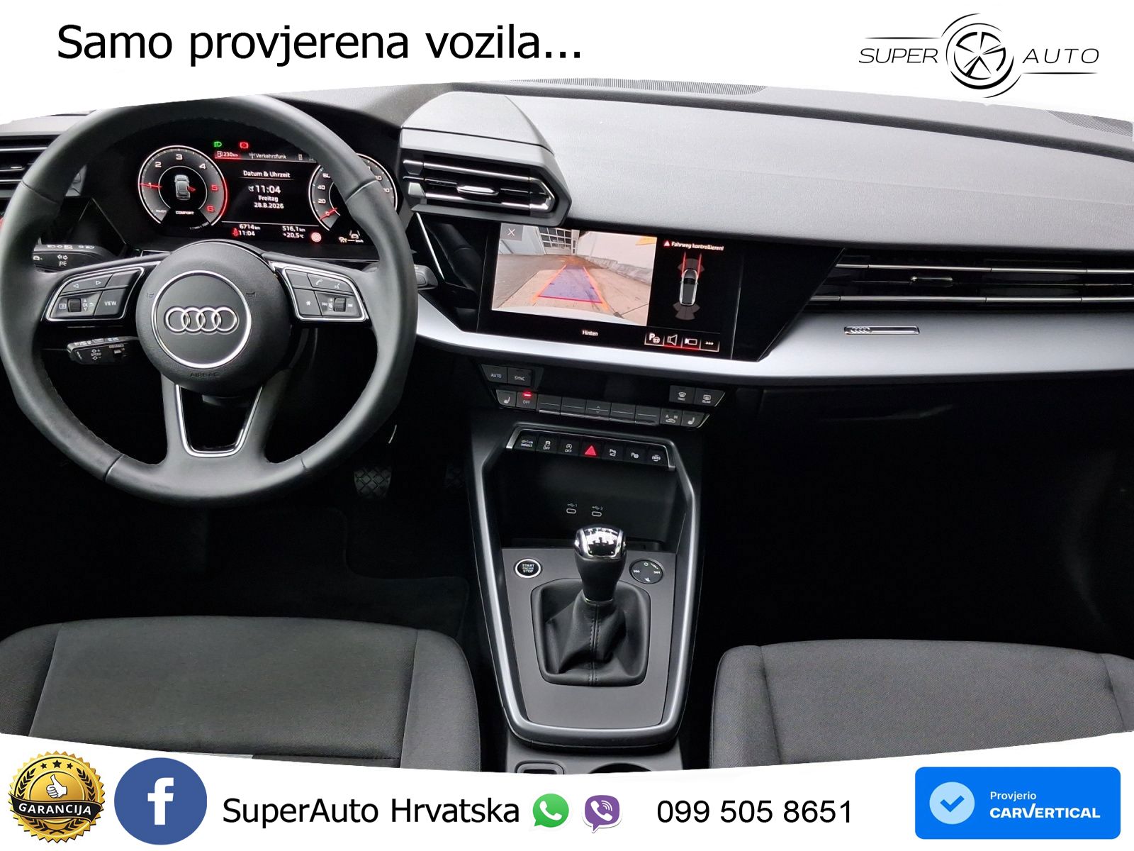 Audi A3 30 TDI (116 KS) LED+GR SJED+ACC