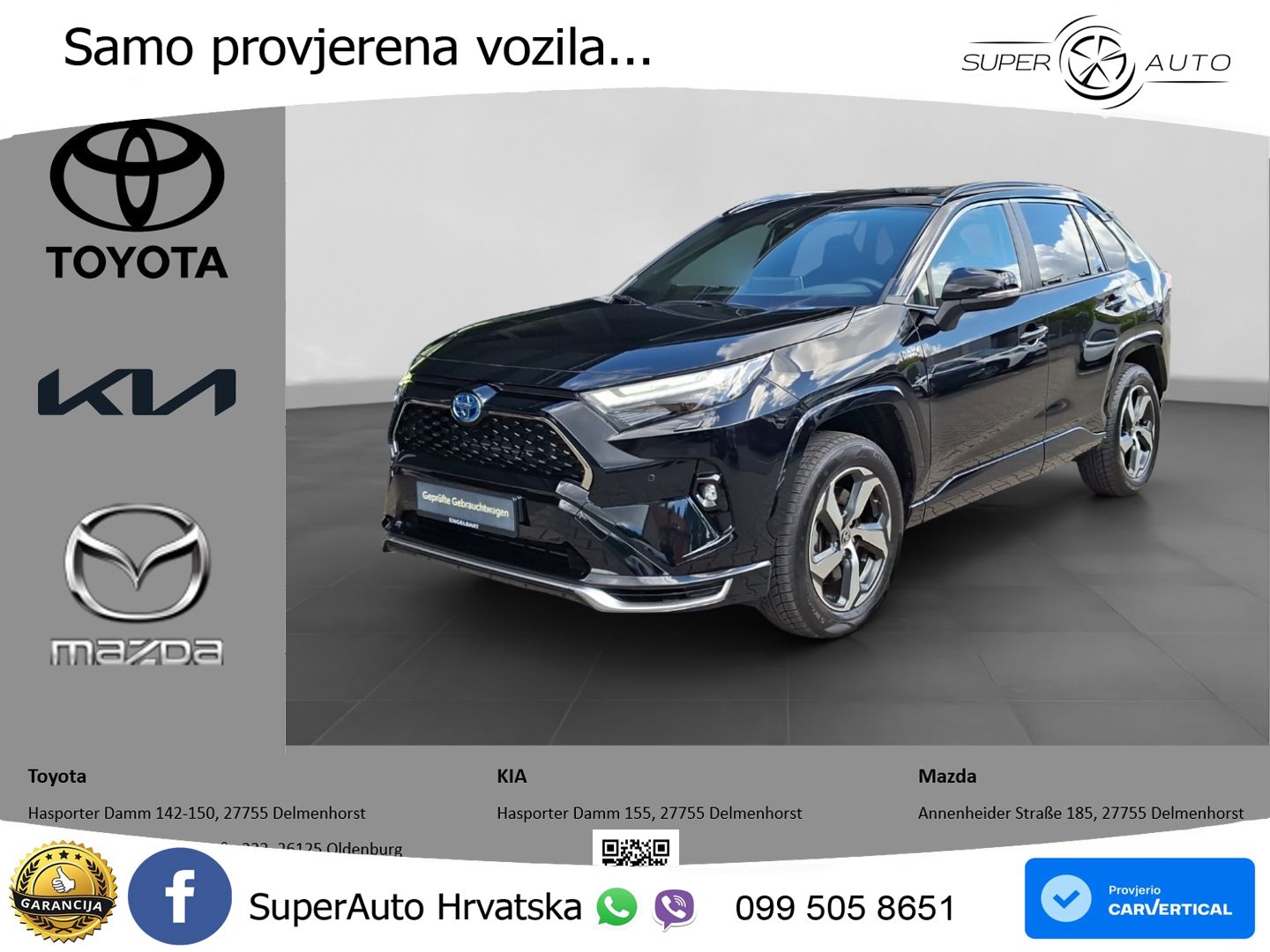 Toyota RAV4 2.5 D-4S (306 KS) Hybrid AWD-i e-CVT LED+GR SJED+ACC