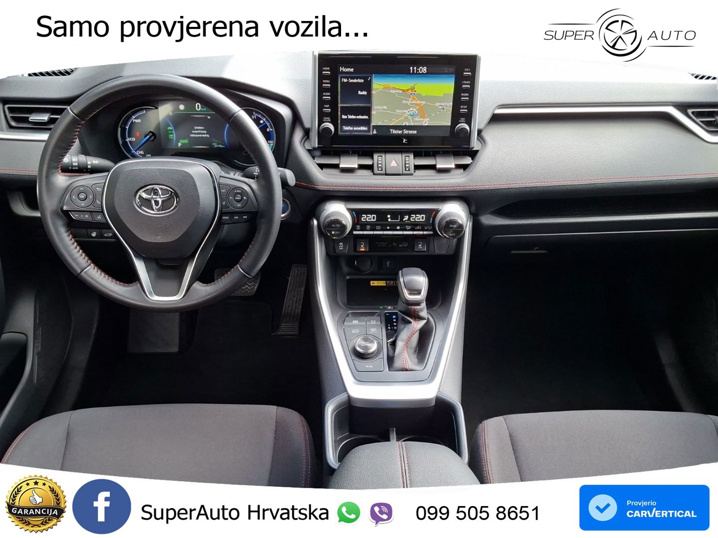 Toyota RAV4 2.5 D-4S (306 KS) Hybrid AWD-i e-CVT LED+GR SJED+ACC