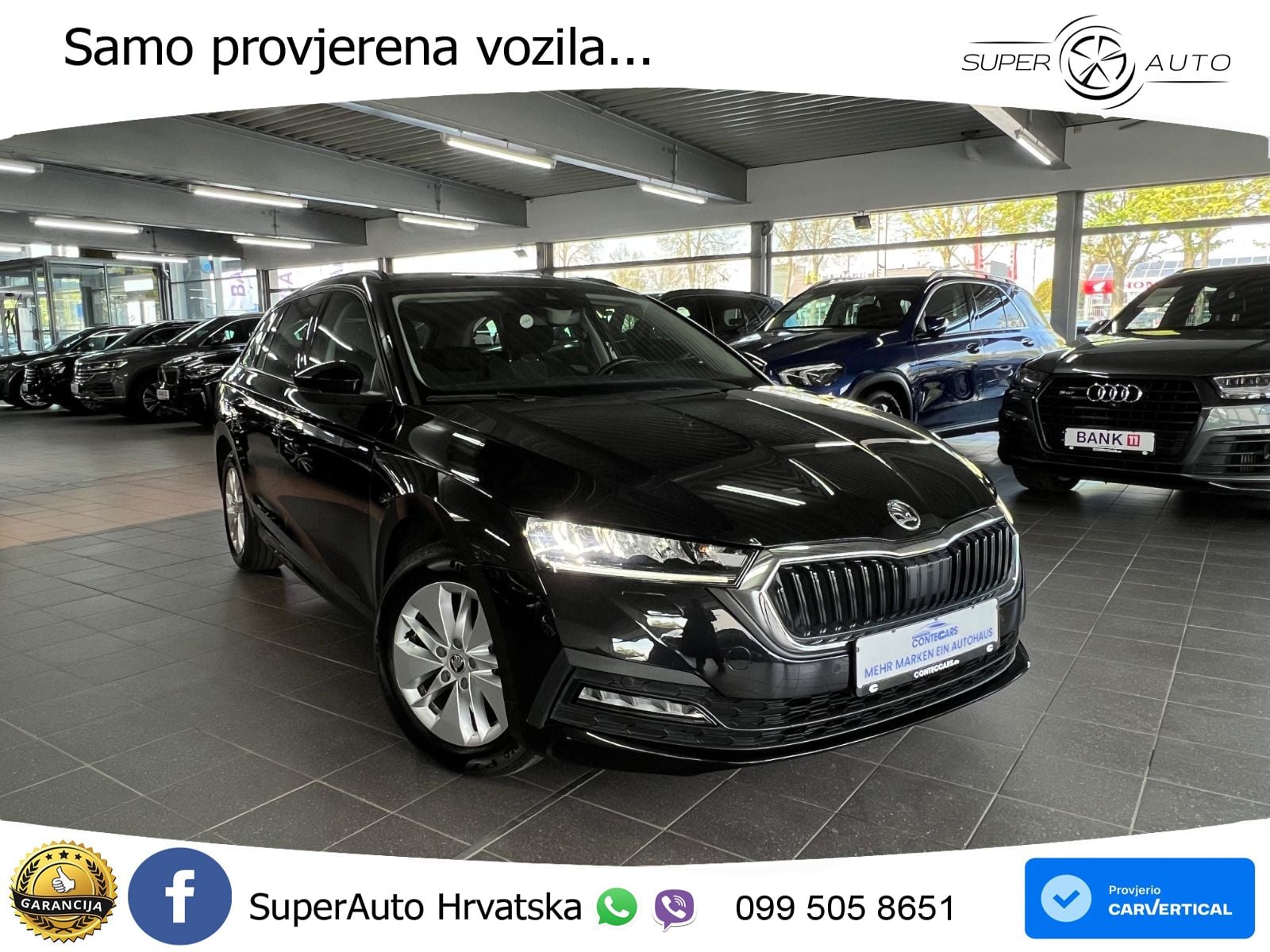 Škoda Octavia Combi 2.0 TDI (150 KS) DSG LED+GR SJED+ACC
