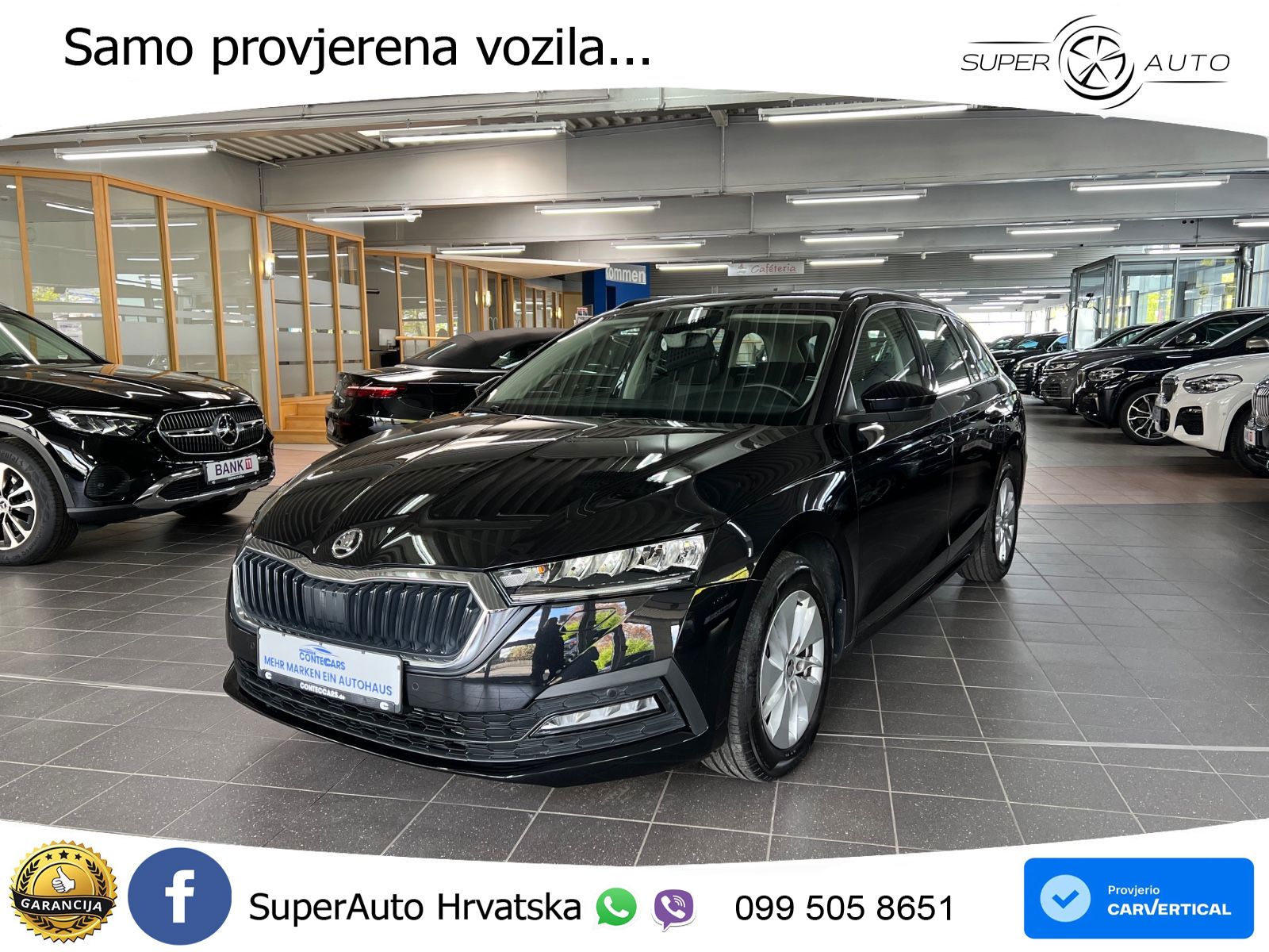 Škoda Octavia Combi 2.0 TDI (150 KS) DSG LED+GR SJED+ACC