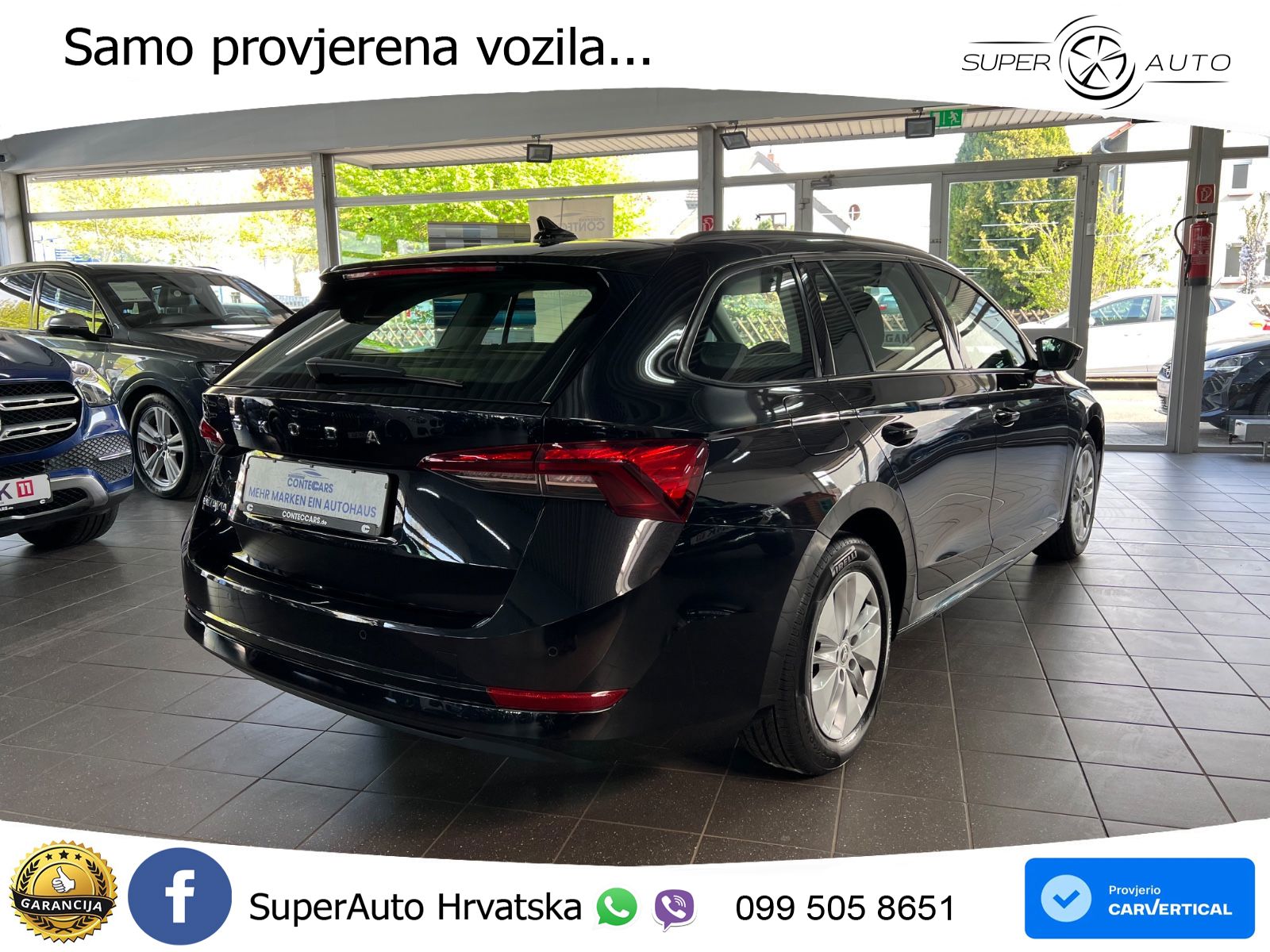 Škoda Octavia Combi 2.0 TDI (150 KS) DSG LED+GR SJED+ACC