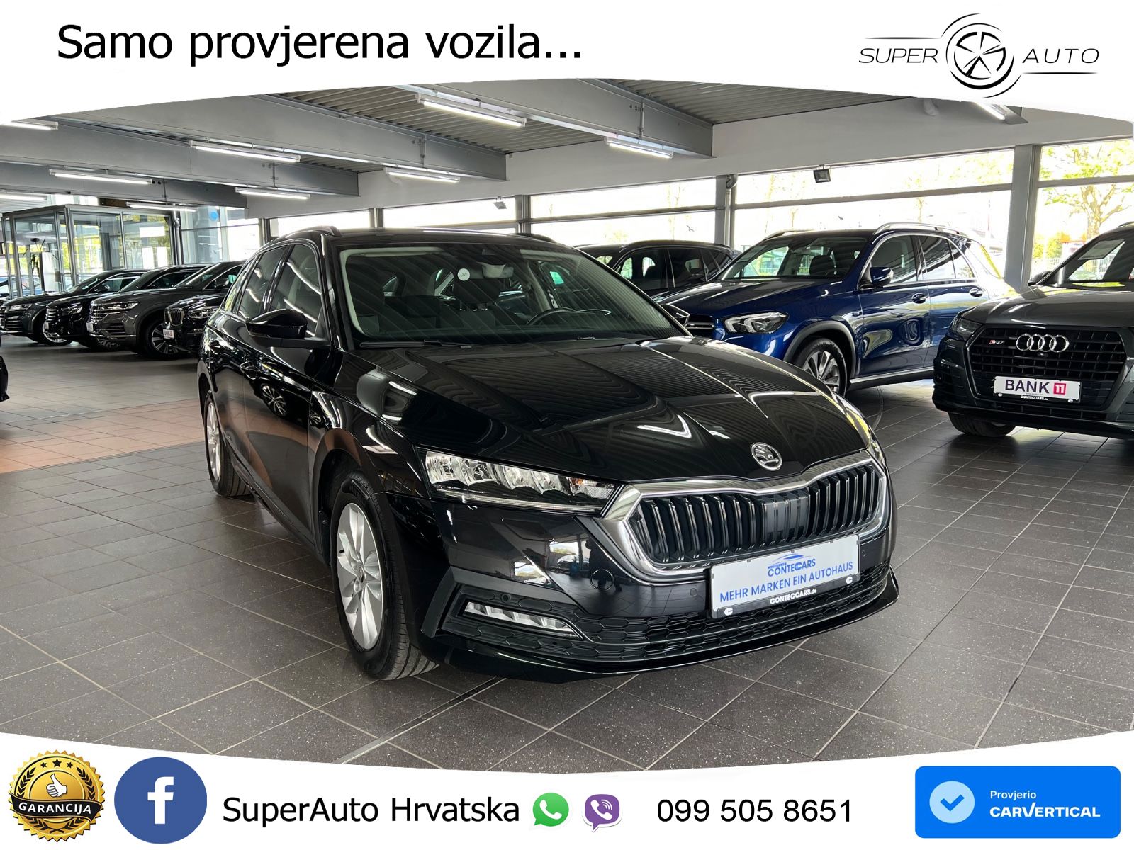 Škoda Octavia Combi 2.0 TDI (150 KS) DSG LED+GR SJED+ACC