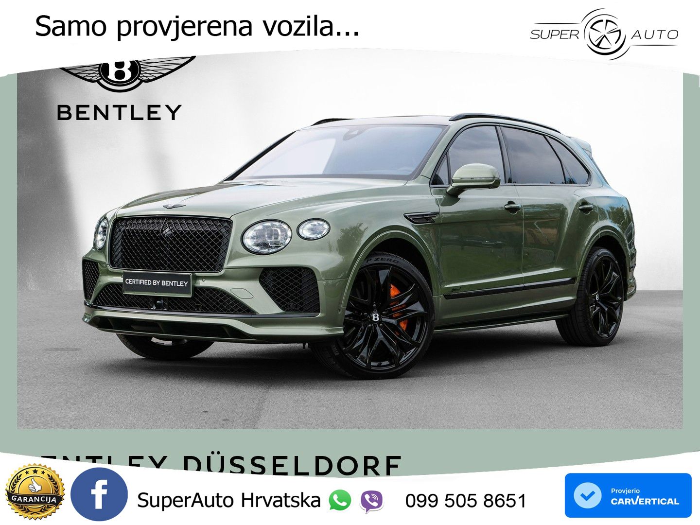 Bentley Bentayga Speed 4.0 V8 (650 KS) AWD Automatic LED+GR SJED+ACC