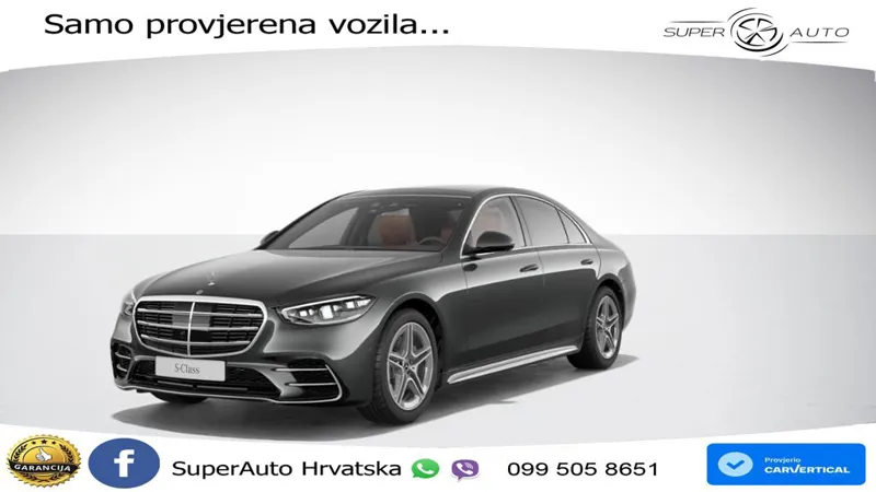 Mercedes S 450 (367 KS) EQ Boost 4MATIC 9G-TRONIC AMG ZRAČNI+ACC+GR SJED+360+PANO