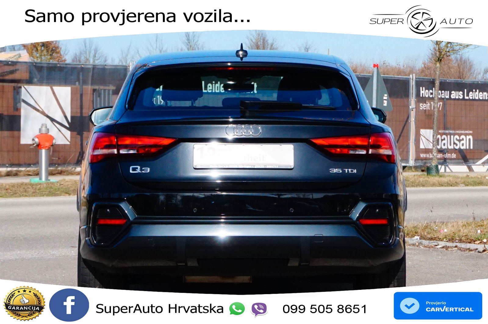 Audi Q3 Sportback 35 TDI (150 KS) S tronic LED+GR SJED+ACC