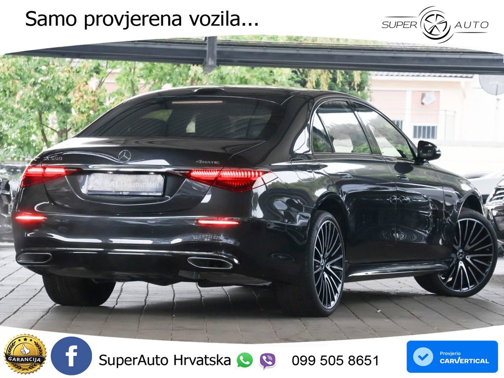Mercedes S 500 (449 KS) EQ Boost 4MATIC 9G-TRONIC AMG ACC+HEAD+4xGR SJED+360+PANO