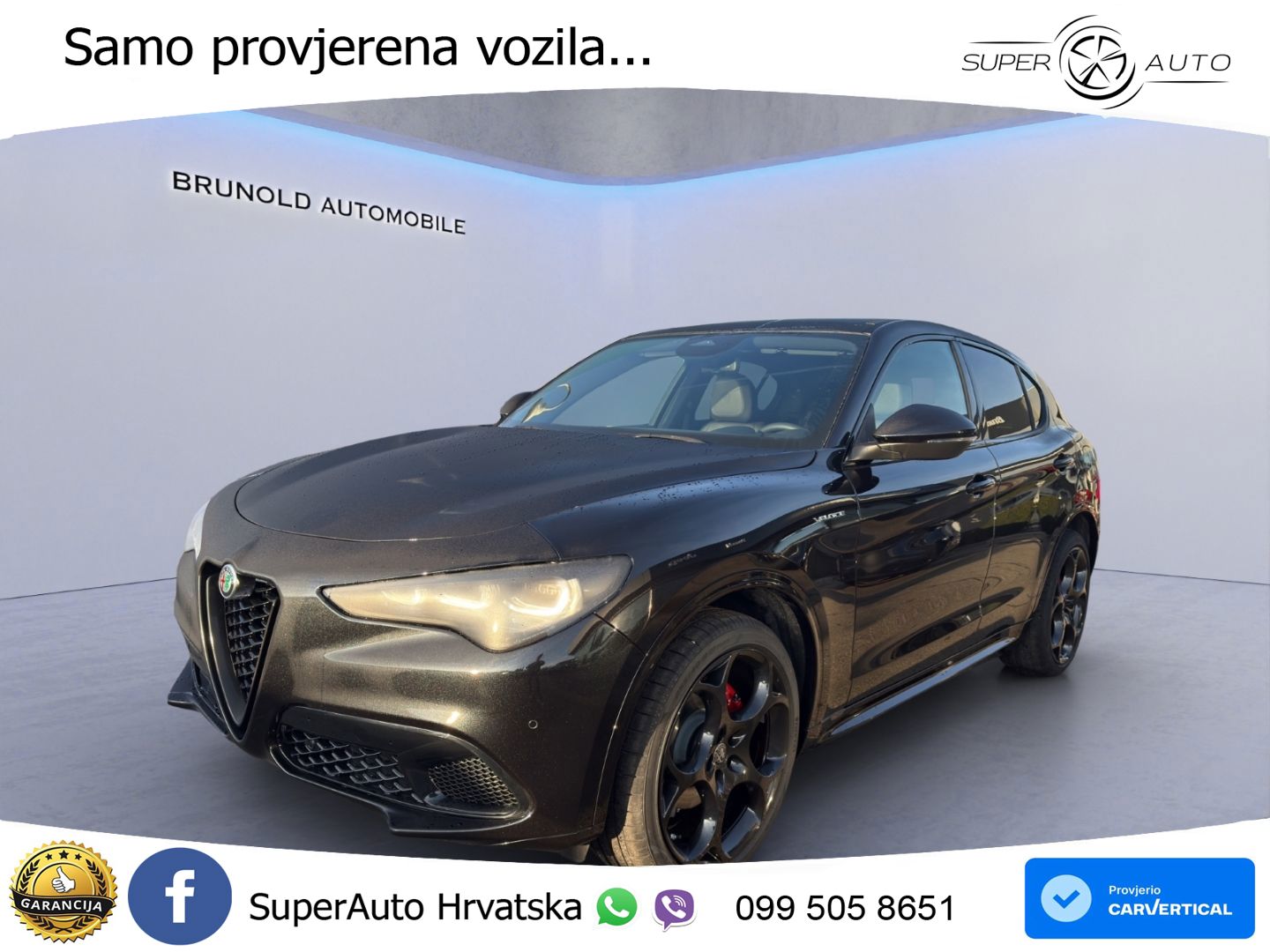 Alfa Romeo Stelvio 2.0 Turbo (280 KS) Q4 Automatic LED+GR SJED+ACC
