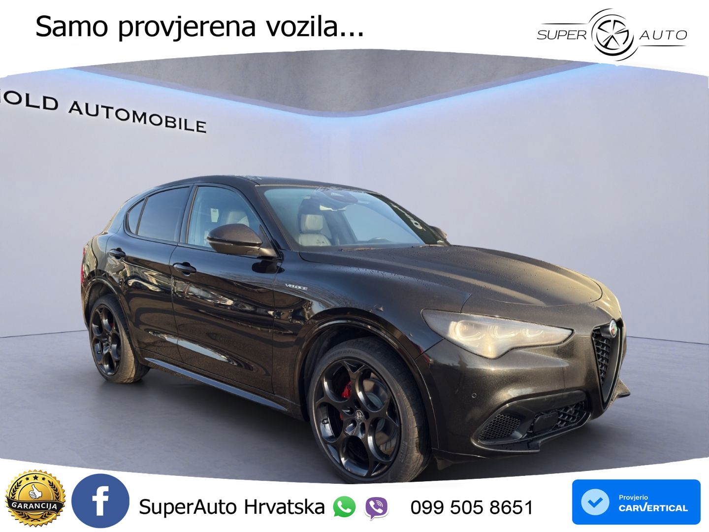 Alfa Romeo Stelvio 2.0 Turbo (280 KS) Q4 Automatic LED+GR SJED+ACC