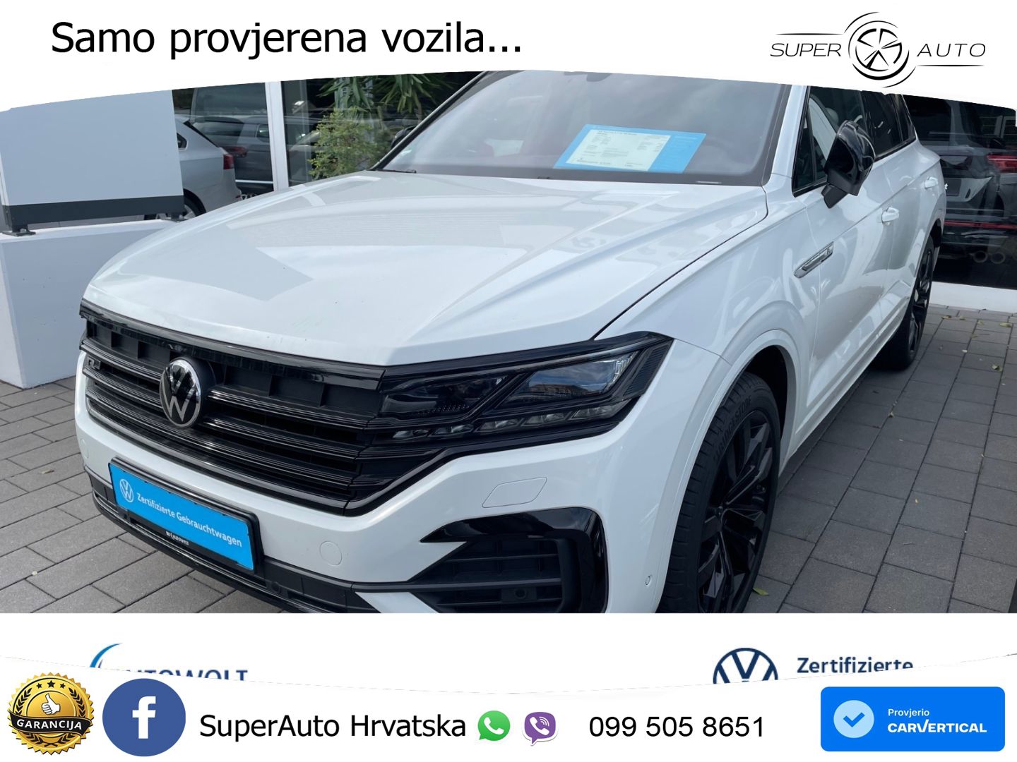Volkswagen Touareg 3.0 V6 TDI (286 KS) 4MOTION Tiptronic R-Line ZRAČNI+ACC+4xGR SJED+KAM