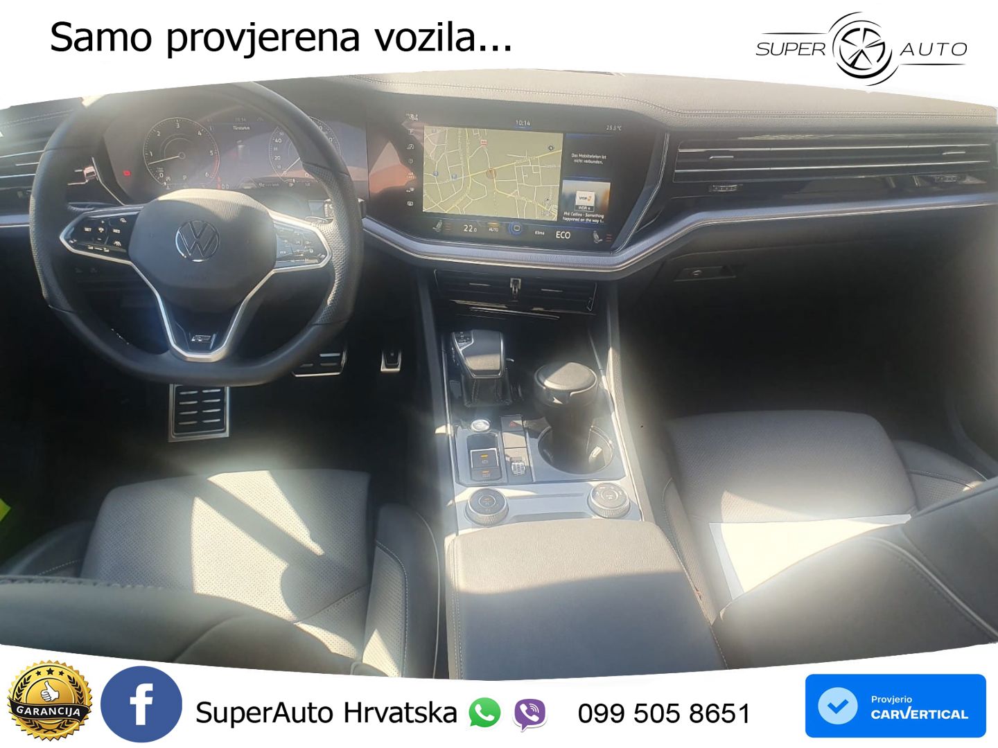 Volkswagen Touareg 3.0 V6 TDI (286 KS) 4MOTION Tiptronic R-Line ZRAČNI+ACC+4xGR SJED+KAM